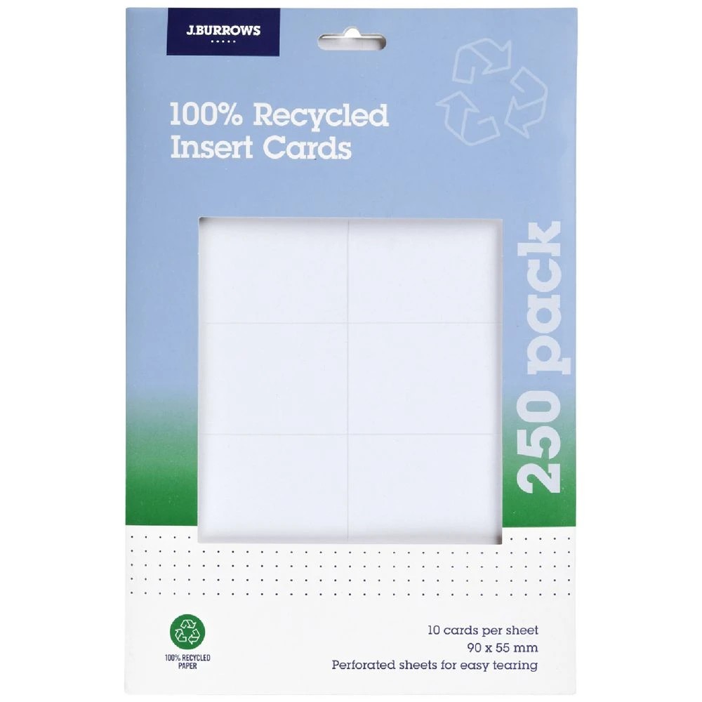 1 J.Burrows Convention Card Inserts 250 Pack, 1 of 3