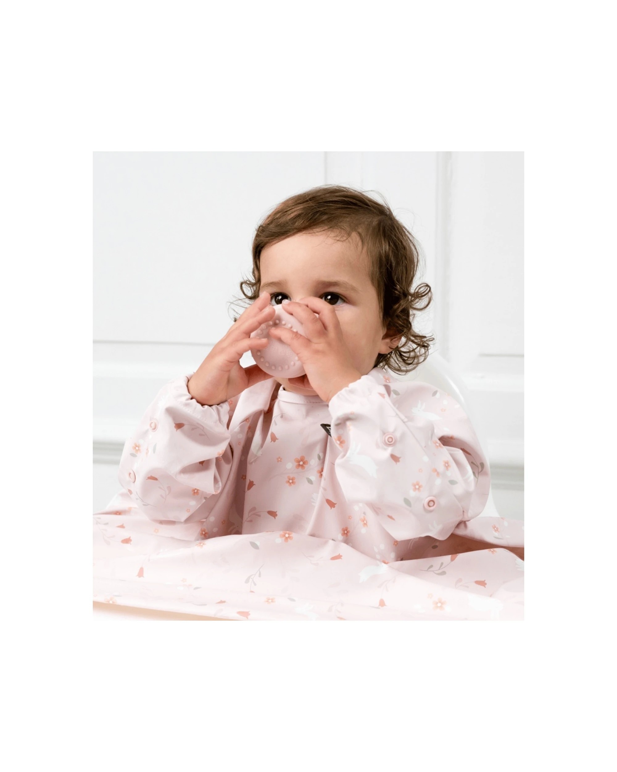 4 Bibado 2pc Sippit Cup Baby Training Drinking Cups Silicone 35ml Blush - Pink, 4 of 4