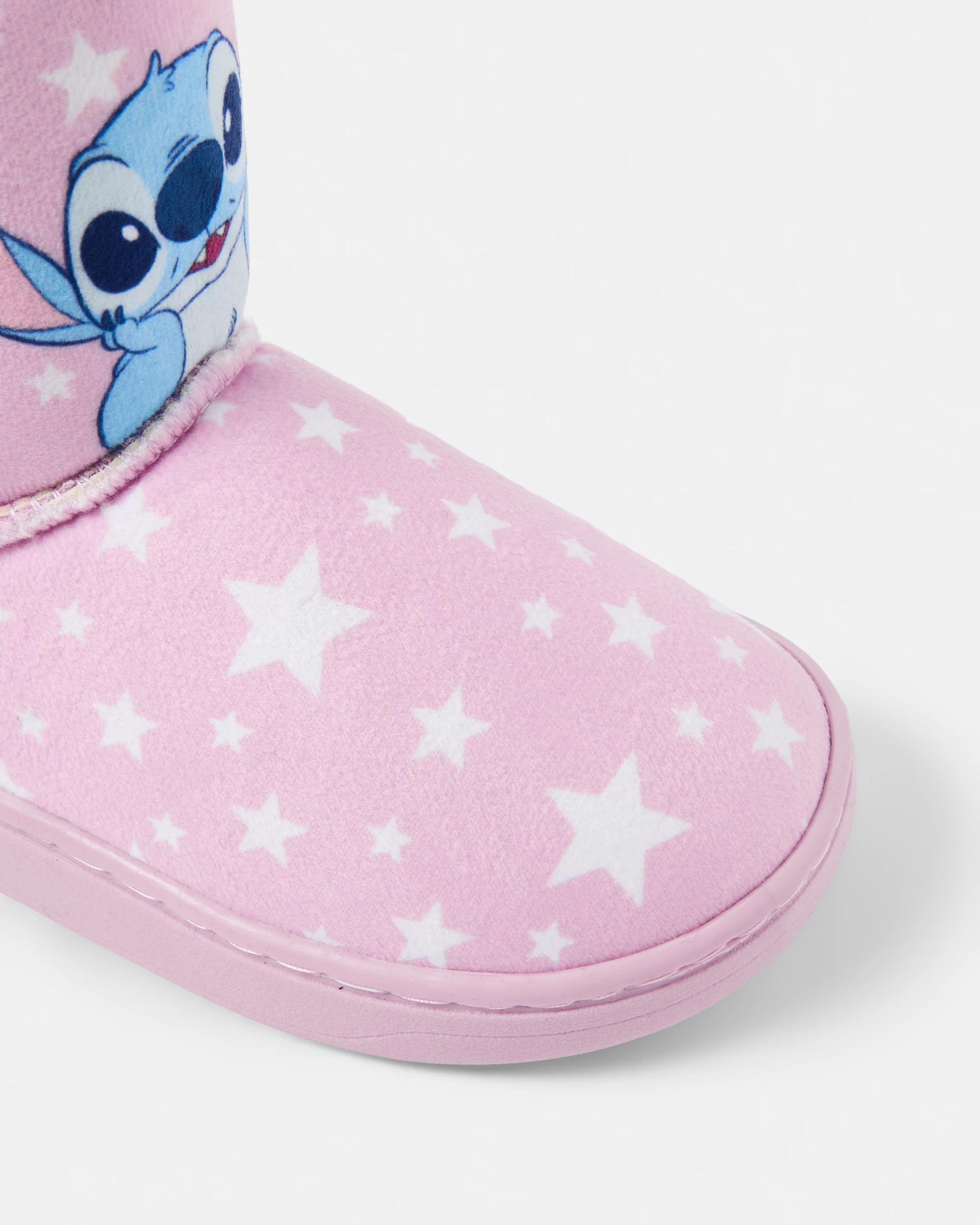 4 Junior Disney Lilo & Stitch License Slipper Boots Pk Stitch, 4 of 6