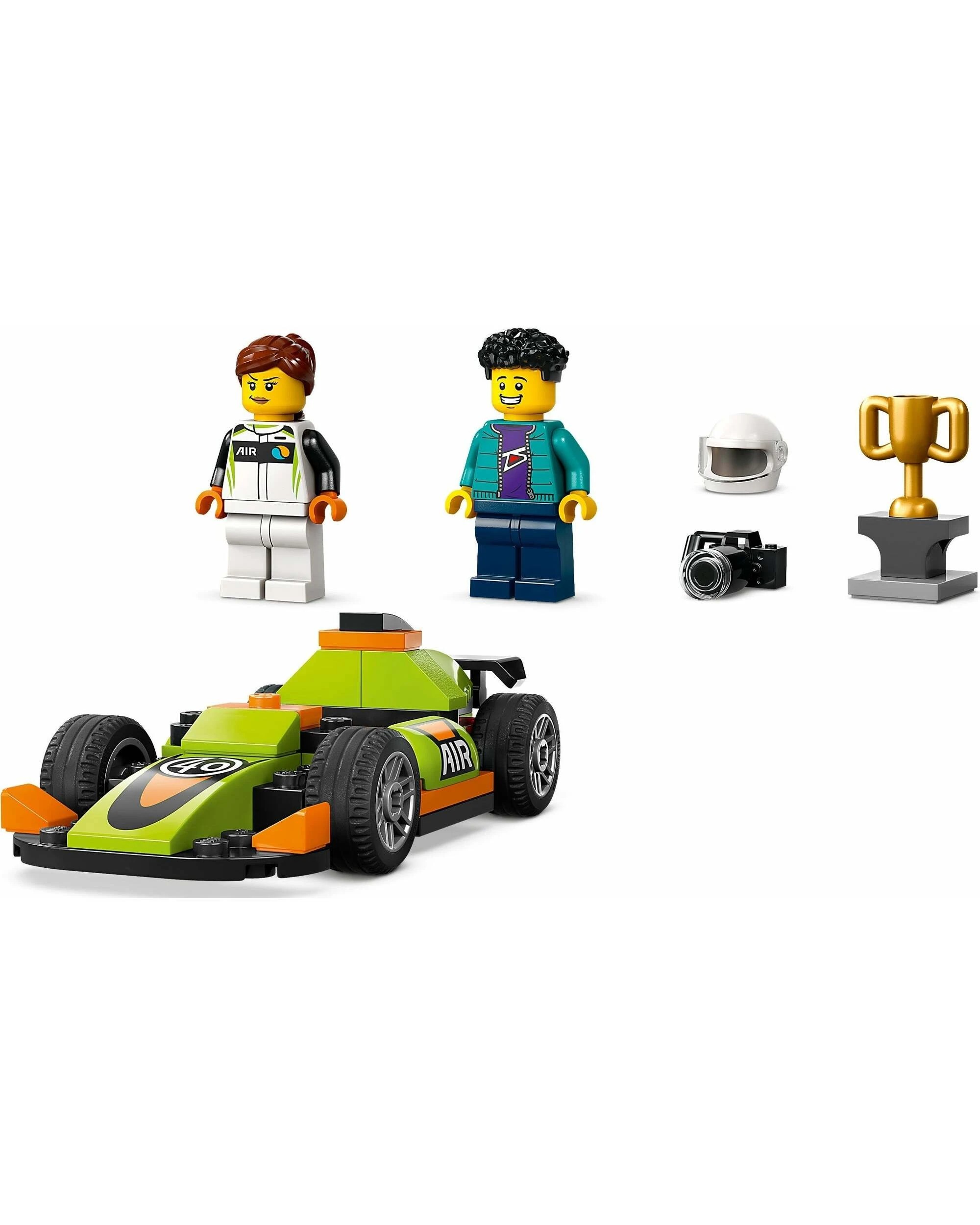 2 LEGO City Green Race Car 60399, 2 of 5