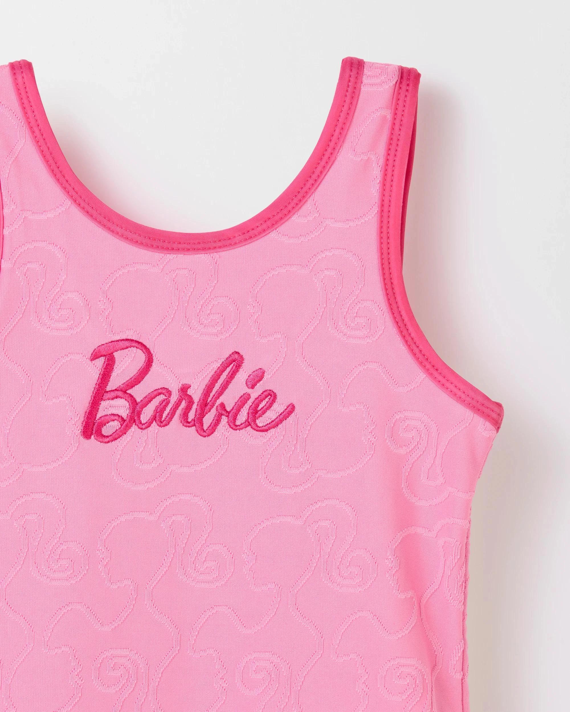 2 Barbie One Piece Swimsuit PINK, 2 of 2