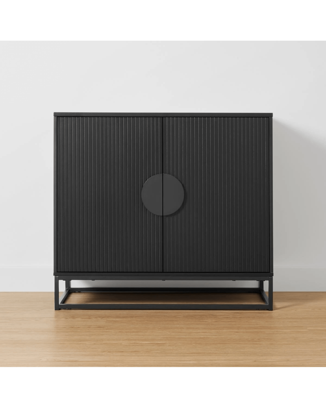 2 Stevie Ribbed Cabinet - Black, 2 of 9