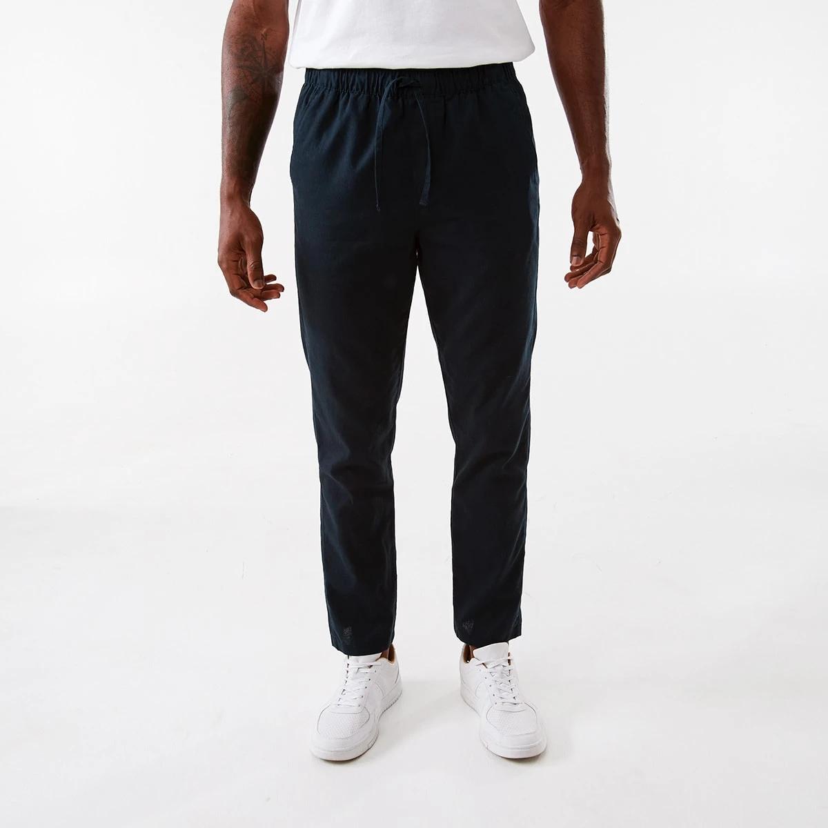 1 Linen Blend Chino Pants Sky Cptn, 1 of 5