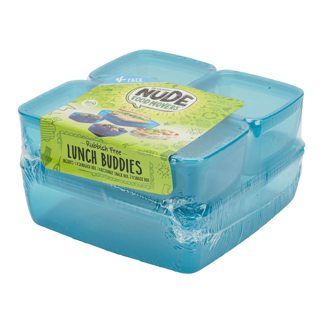 2 Smash Nude Food Movers Lunch Buddies Jade 4 Pack, 2 of 7