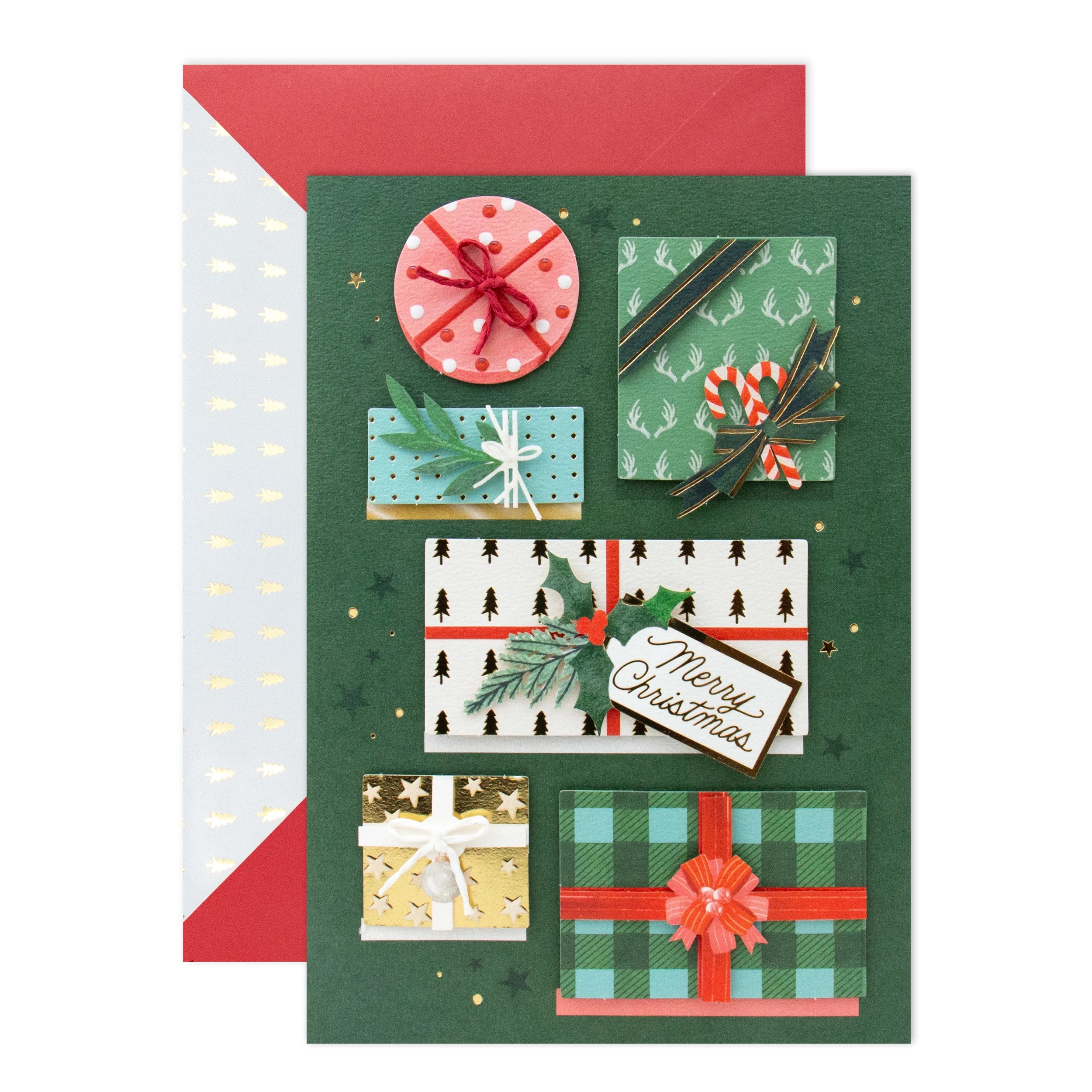 1 Hallmark Signature Christmas Card - Presents, 1 of 3