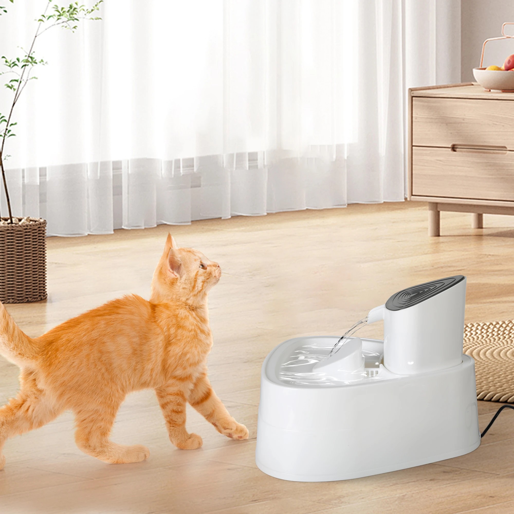 7 Pawz Electric Pet Water Fountain 3L - White, 7 of 7