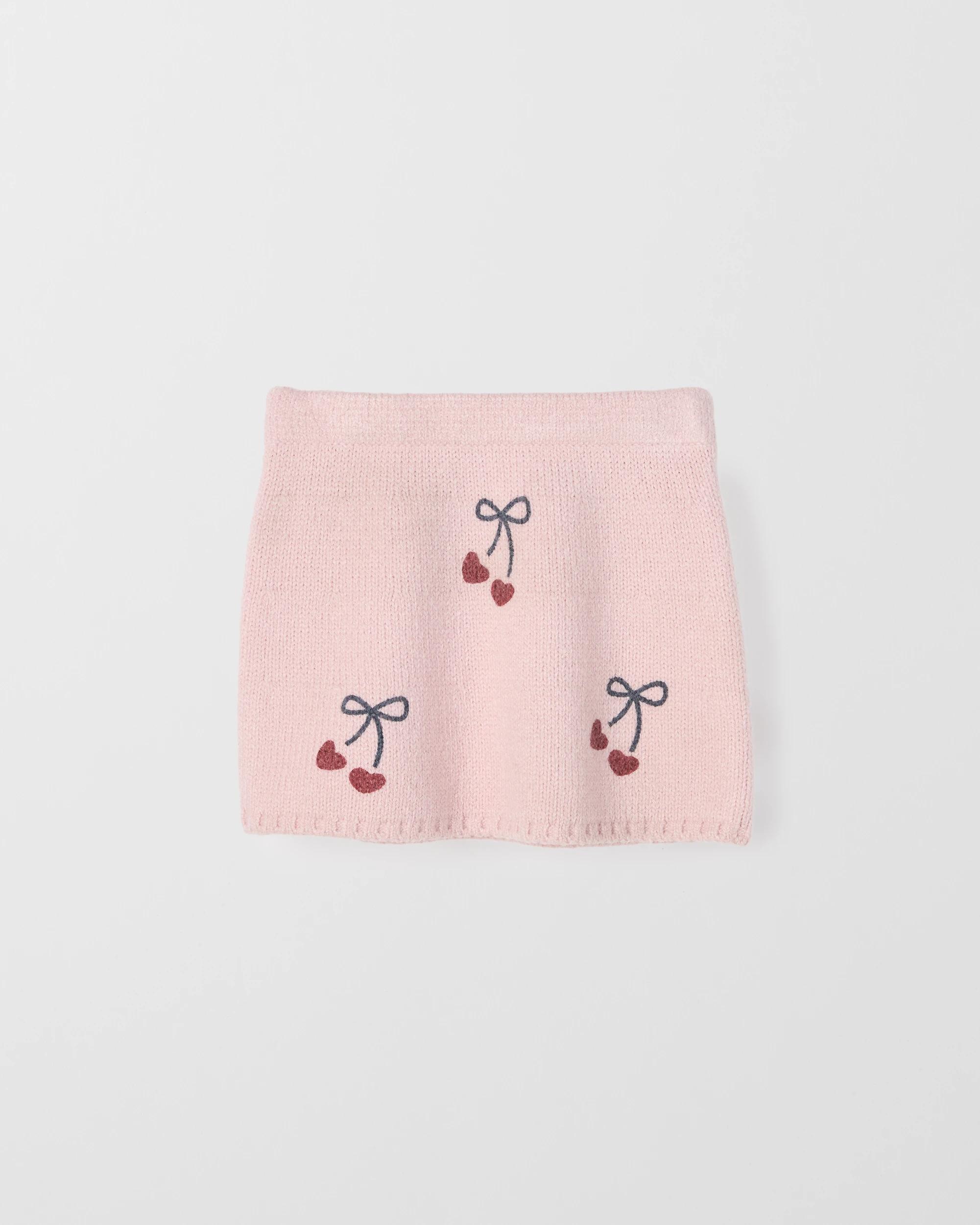 5 Target Kids Knit A-Line Skirt BALLET SLIPPER CHERRY, 5 of 6