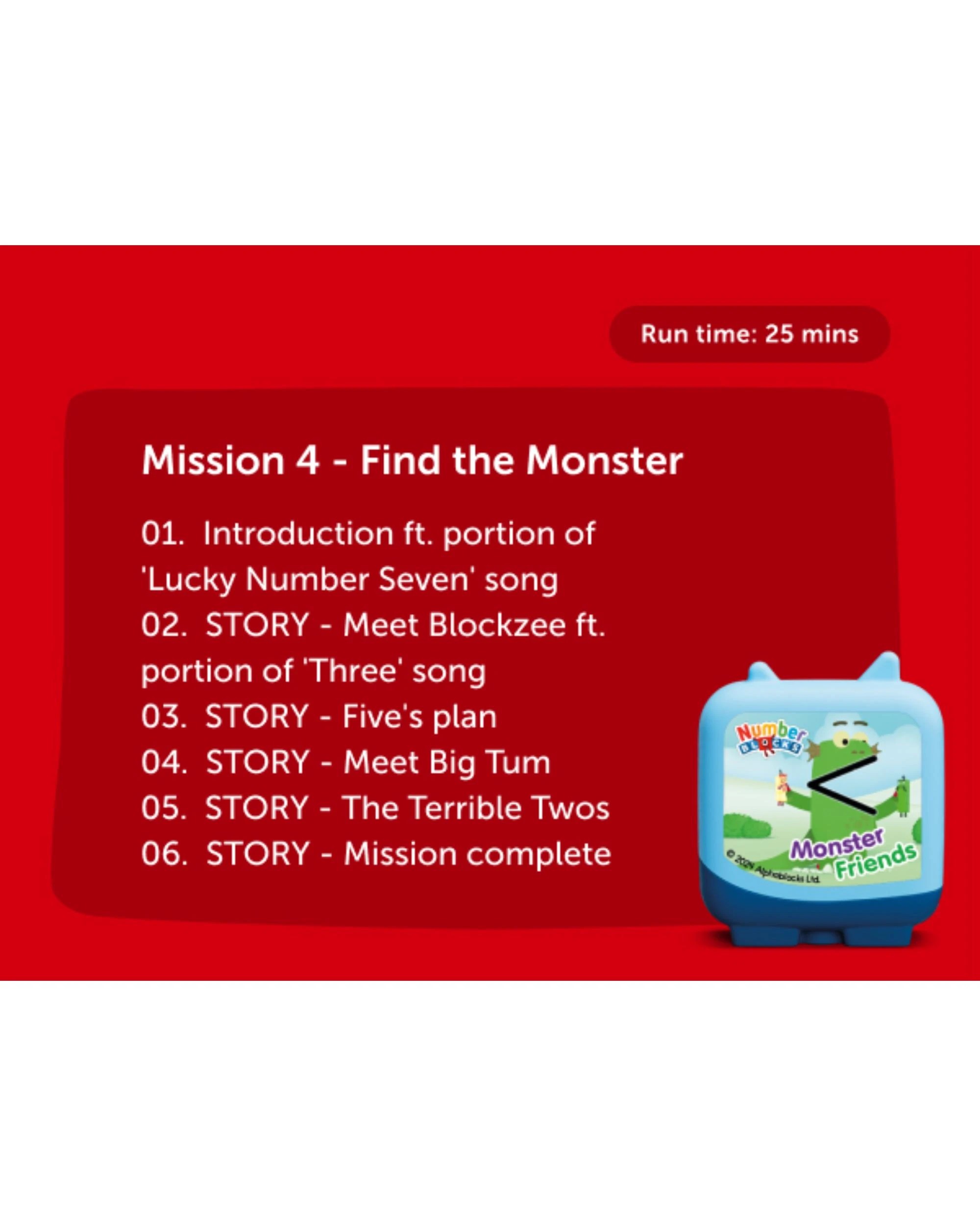 7 Tonies  Numberblocks - Numberblocks Clever Pocket Tonie - Multi, 7 of 8