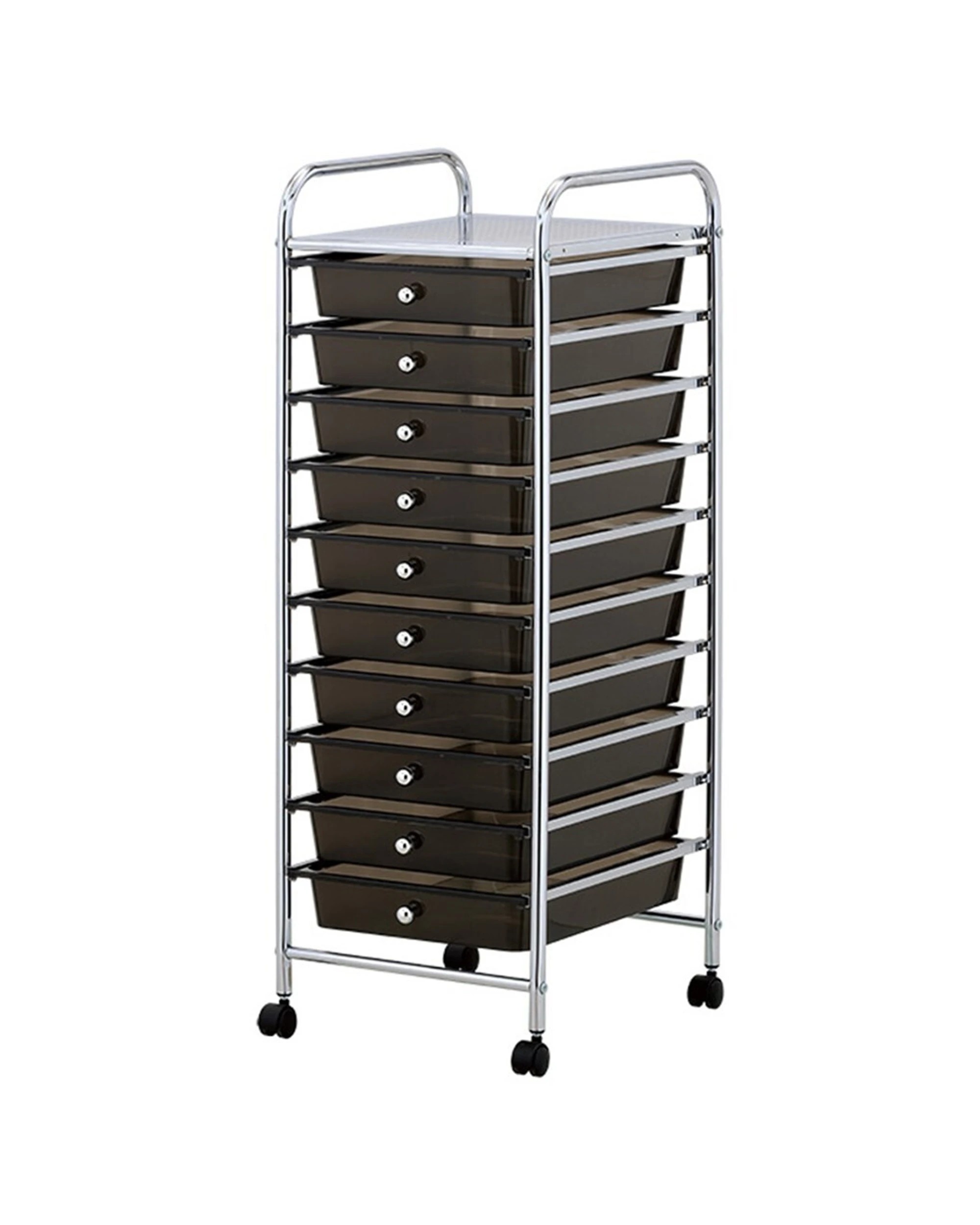 2 BOXSWEDEN Storage Drawer Trolley Mobile Storage Cart 32cm x 36.5cm x 90cm - Black, 2 of 3