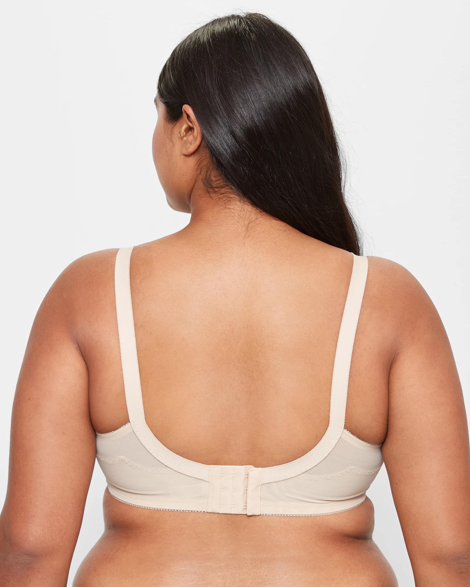 2 Target Plus Size Firm Support Wirefree Bra NATURAL, 2 of 5