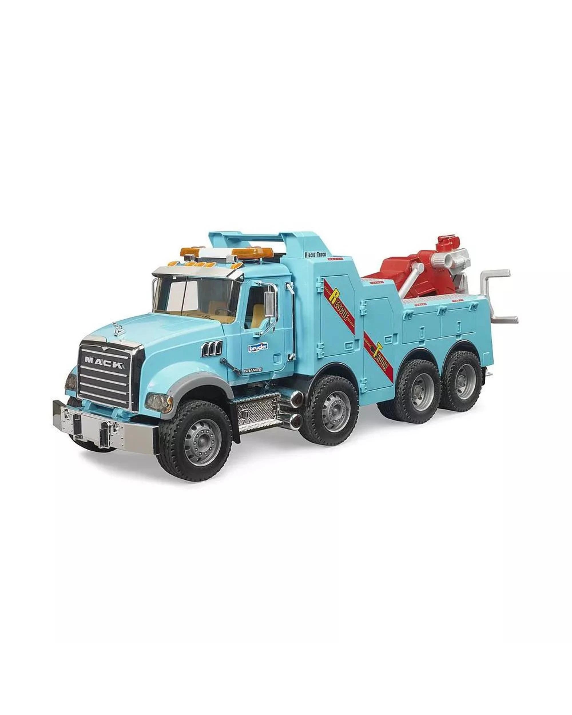 1 Bruder Commercial Mack Granite Recovery and Towing Truck with Light and Sound Module, 1 of 3