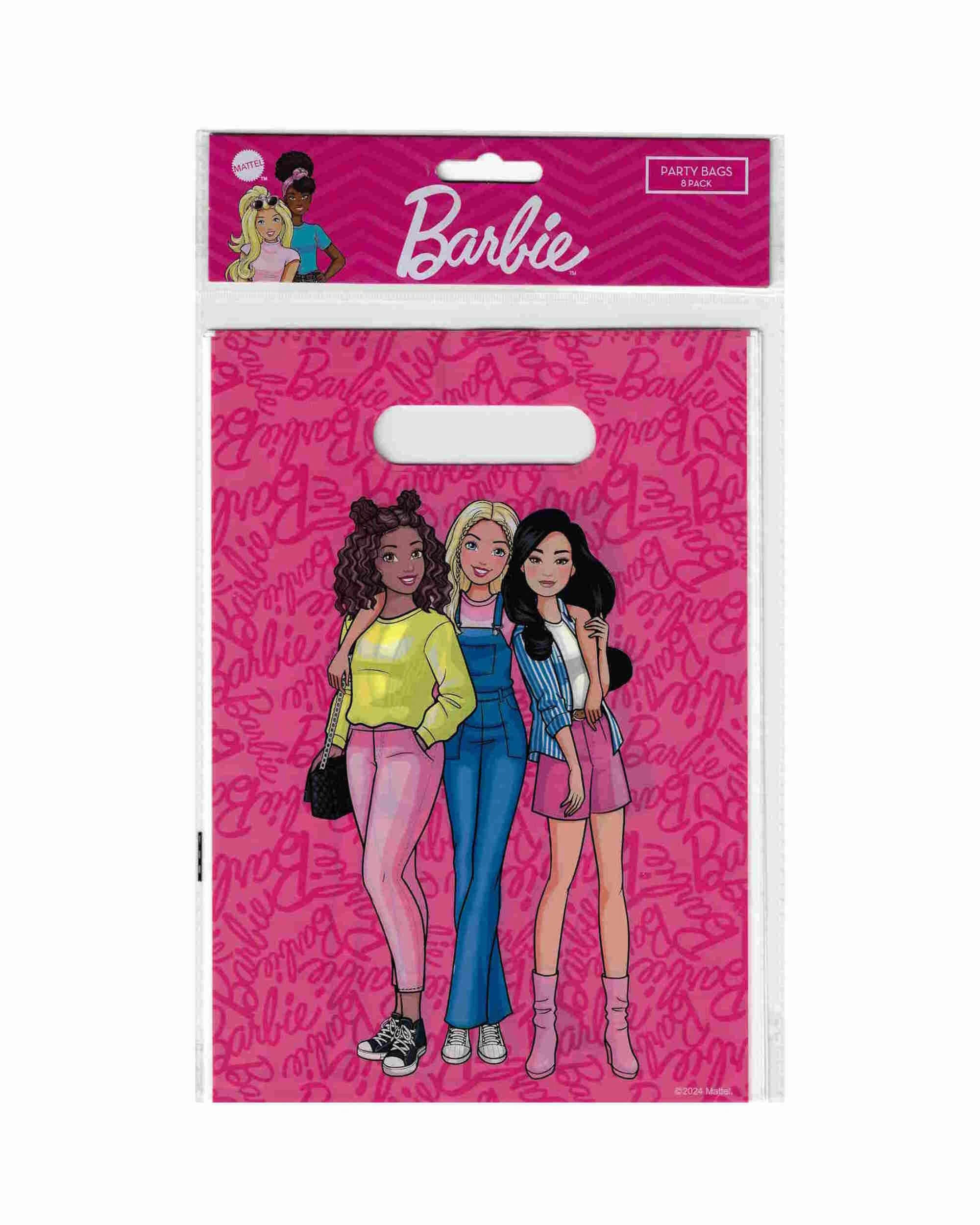 2 Design Group Barbie and Friends Lolly/Treat Bags Pack of 8 - Pink, 2 of 3