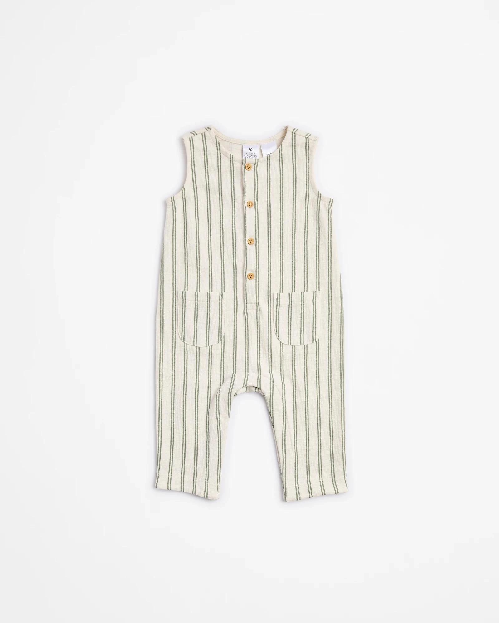 1 Target Baby Organic Cotton Knit Romper STRIPE, 1 of 4