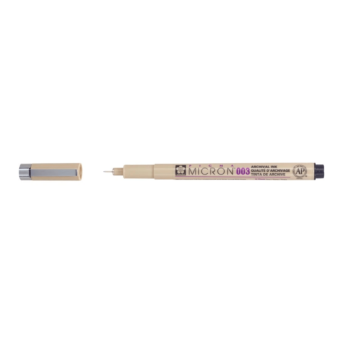 1 Sakura Pigma Micron 003 Pen 0.15mm Black, 1 of 2