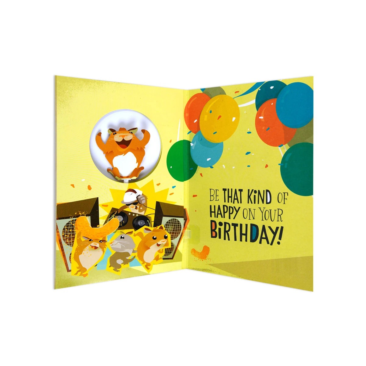 2 Hallmark Interactive Birthday Card - Hamster Dance, 2 of 4