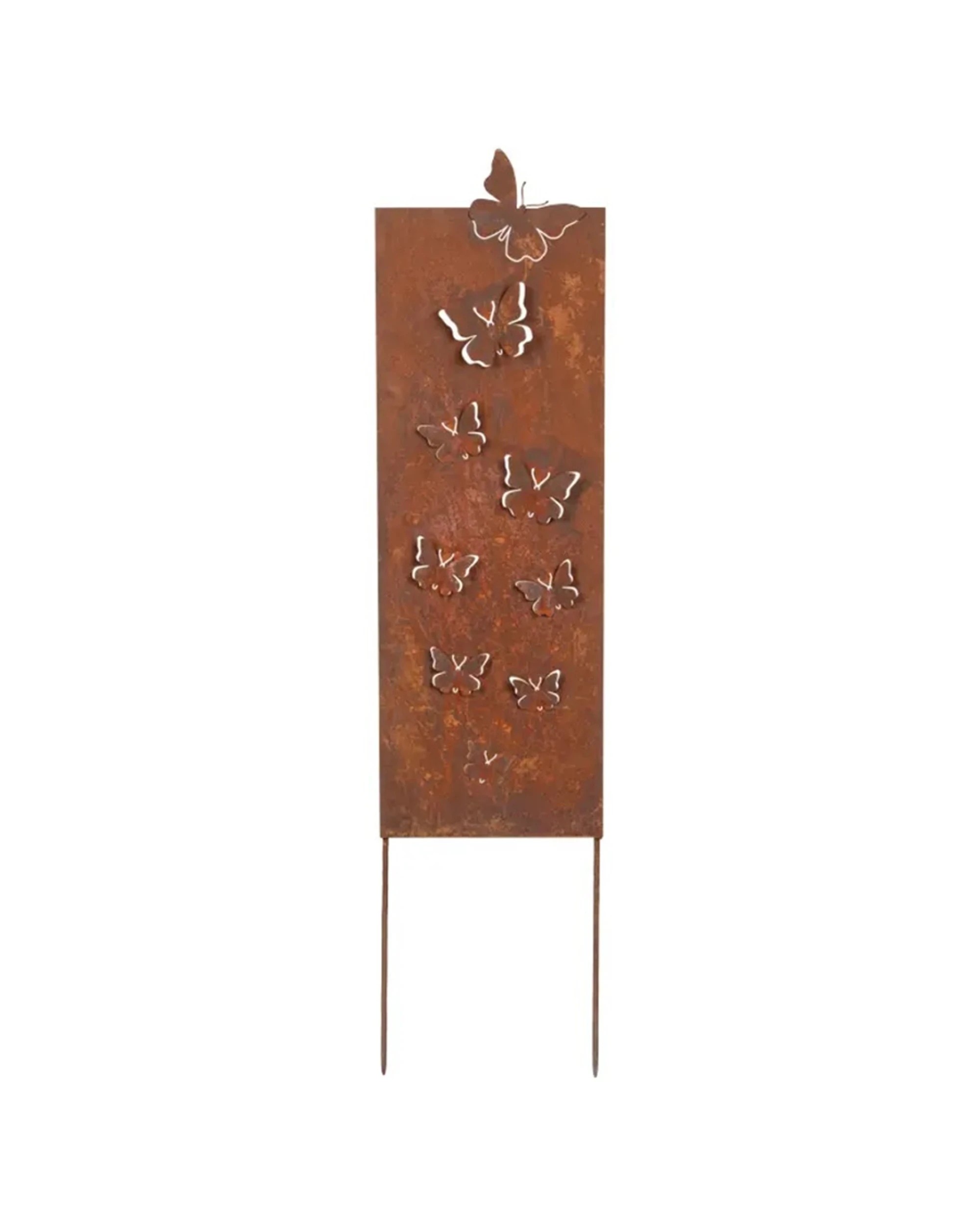 Alfresco Butterfly Screen Decorative Metal Garden Stake Sculpture ...