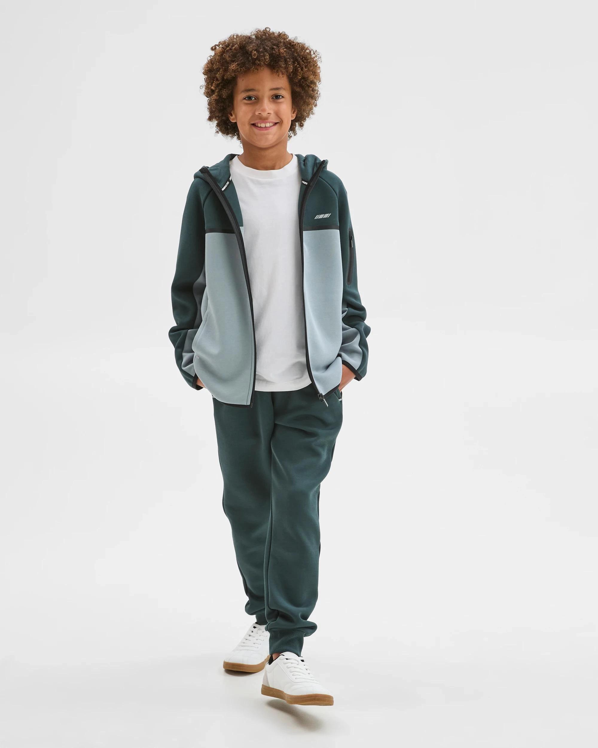 1 Target Kids Active Australian Cotton Blend Zip Through Hoodie GREEN, 1 of 6