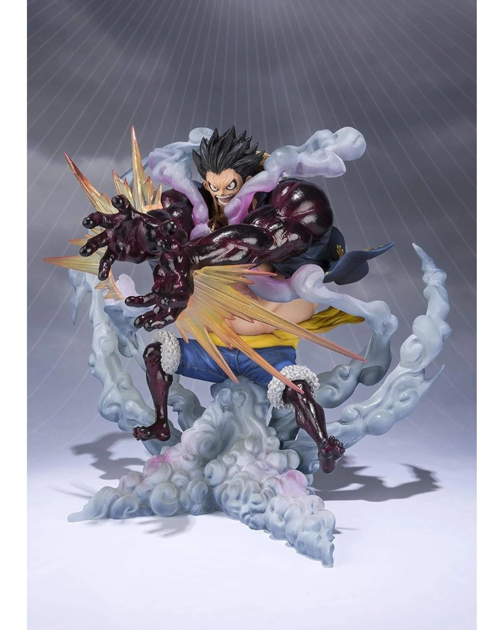 3 Tamashii Nations Figuartszero Extra Battle One Piece Monkey D. Luffy Gear 4 Leo Bazooka 7 inch Figure, 3 of 4