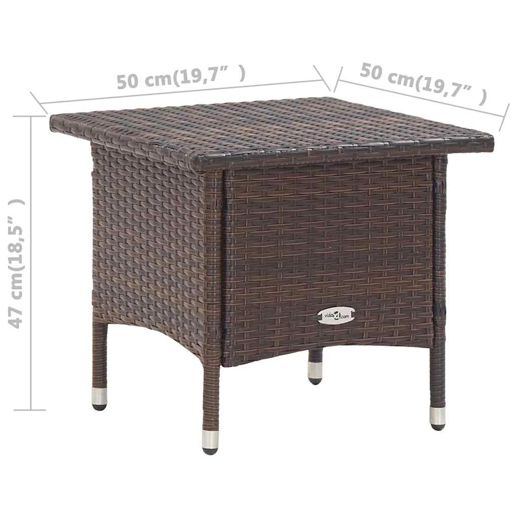5 vidaXL Outdoor table Durable - Brown, 5 of 5