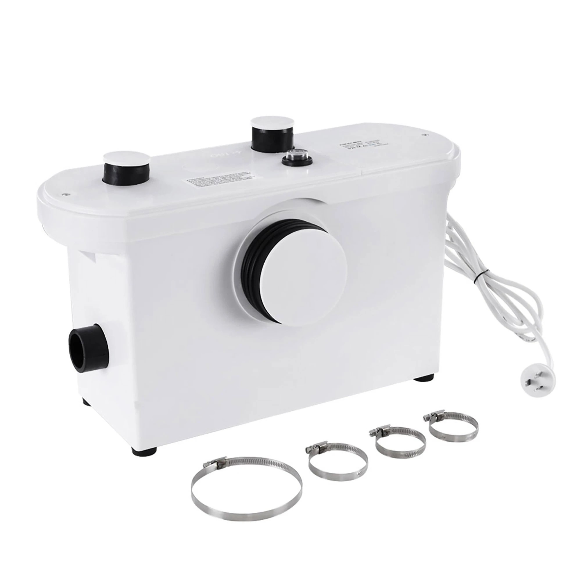 1 Giantz Macerator Sewerage Pump Waste Water Marine Toilet Disposal Laundry Unit - White, 1 of 3