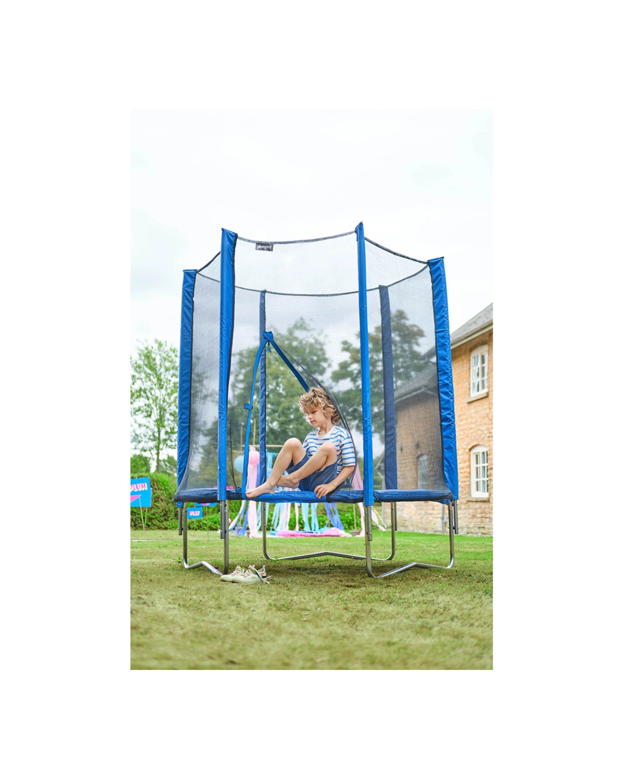 7 Plum Play Au 6ft Junior Trampoline With Enclosure And Galvanised Frame - Black, 7 of 9