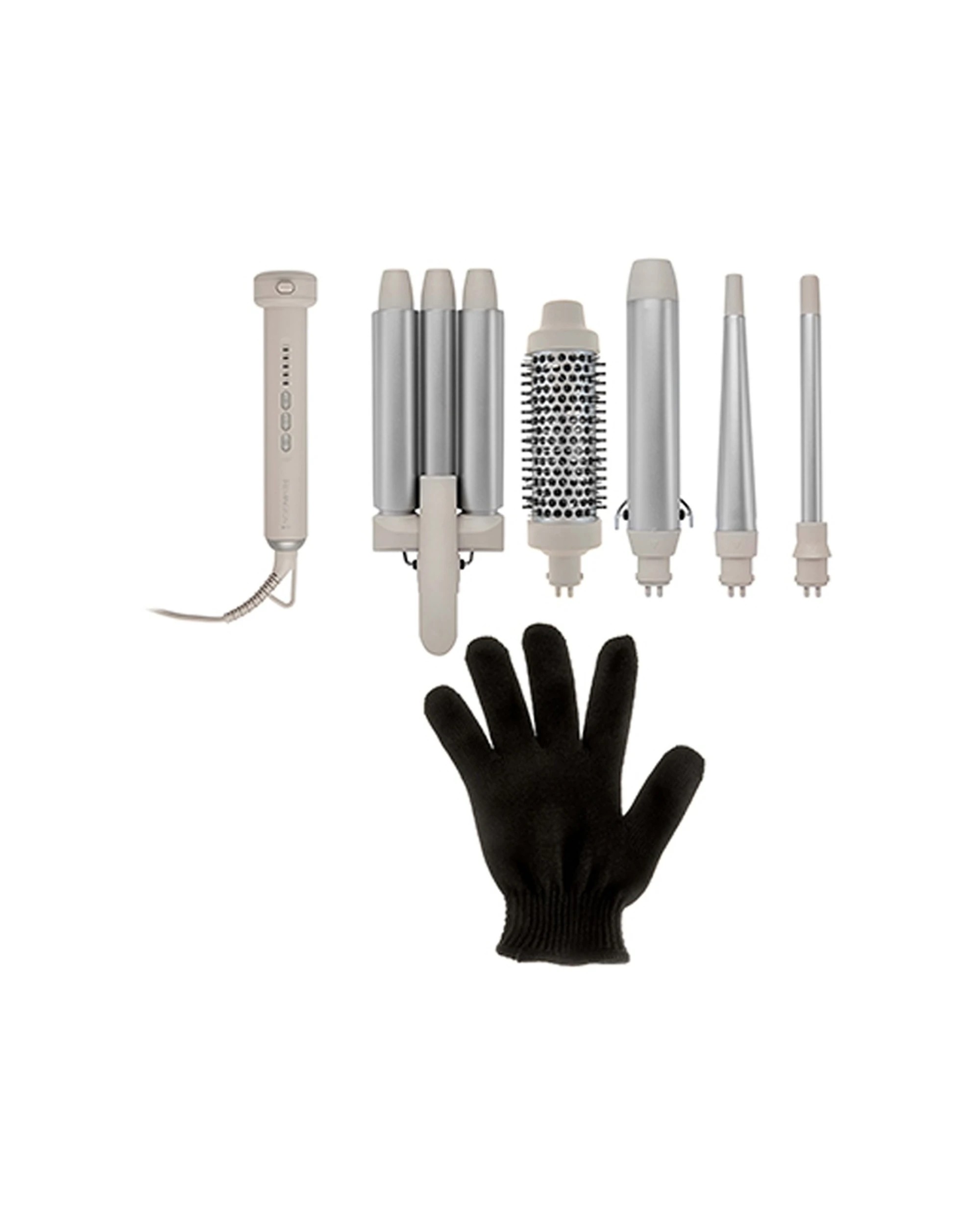 2 Remington Trendology 5-In-1 -Styler Hair Tool With 5 Attachments Ceramic Barrels - Grey, 2 of 2