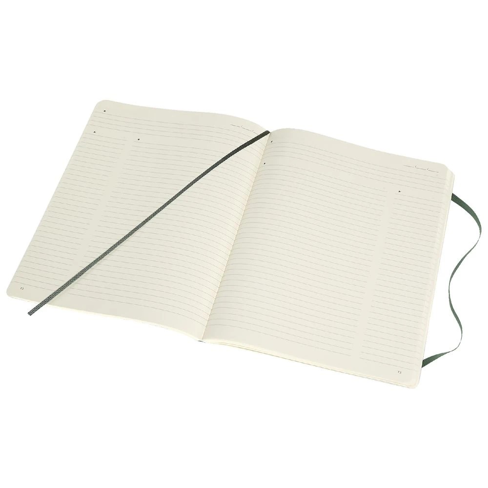 3 Moleskine Professional Softcover XL 192pg Notebook Green, 3 of 4