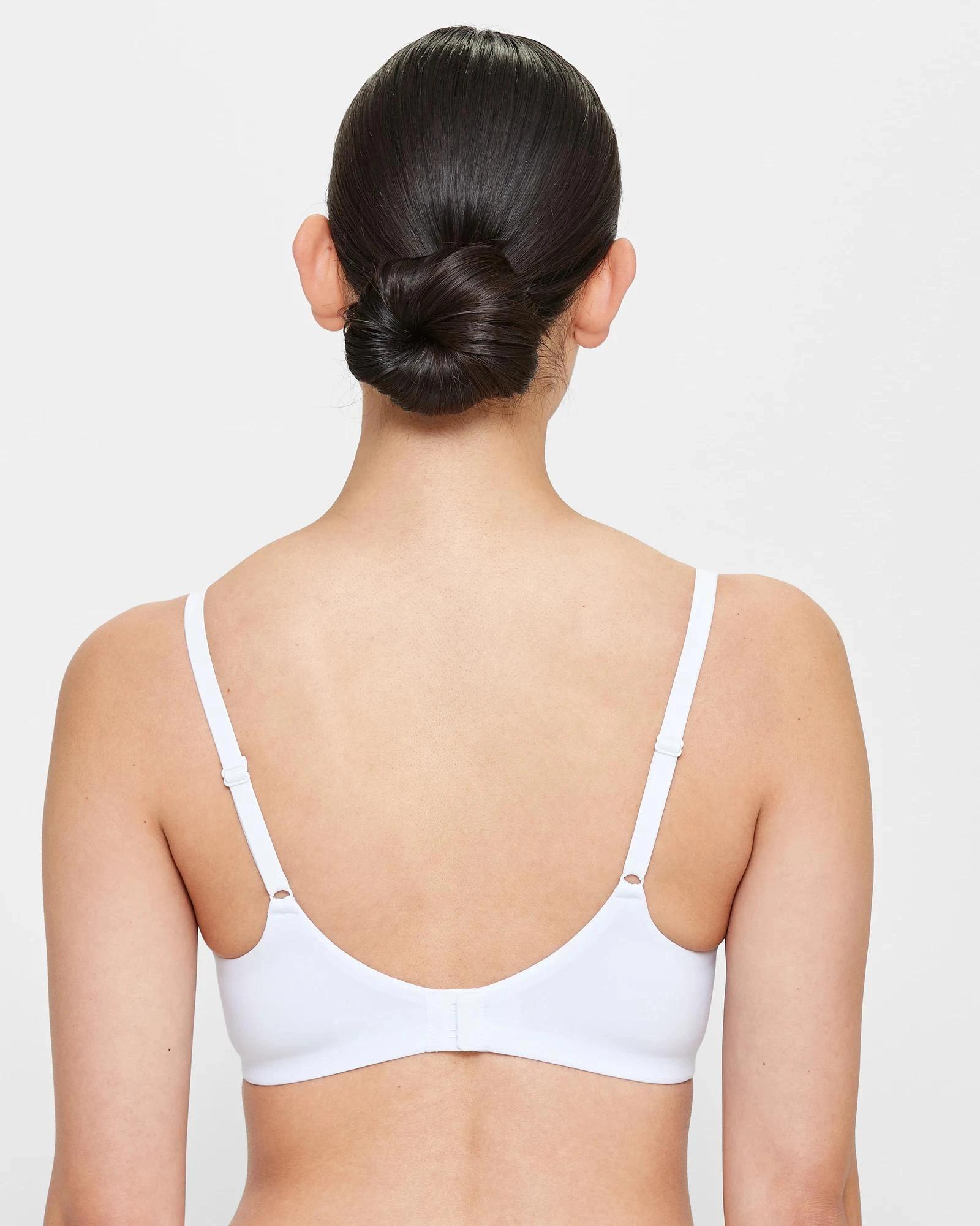 3 Target Soft Comfort Wirefree T-Shirt Bra WHITE, 3 of 5