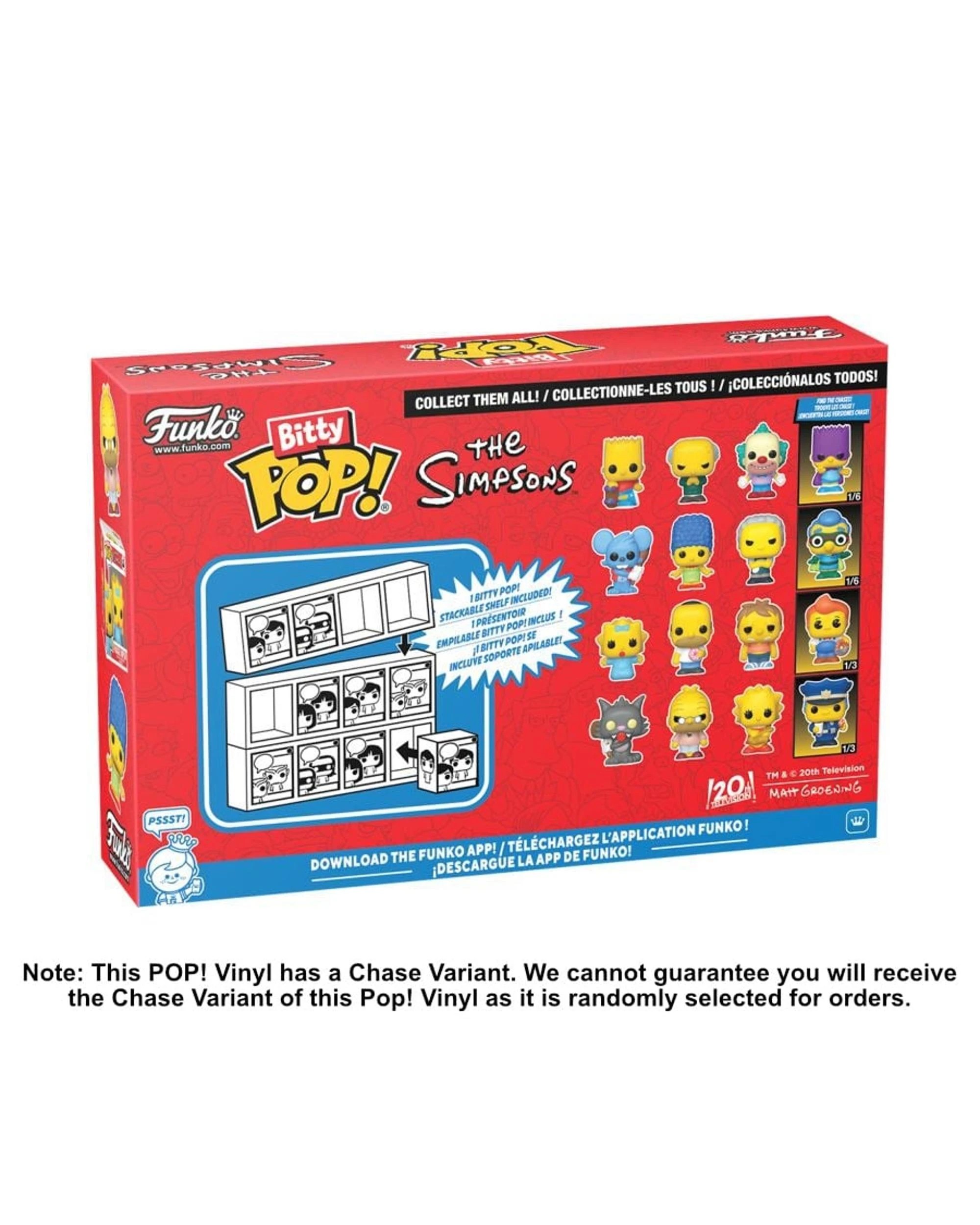 2 The Simpsons Scratchy Bitty 4 Pack Funko POP! Vinyl, 2 of 5
