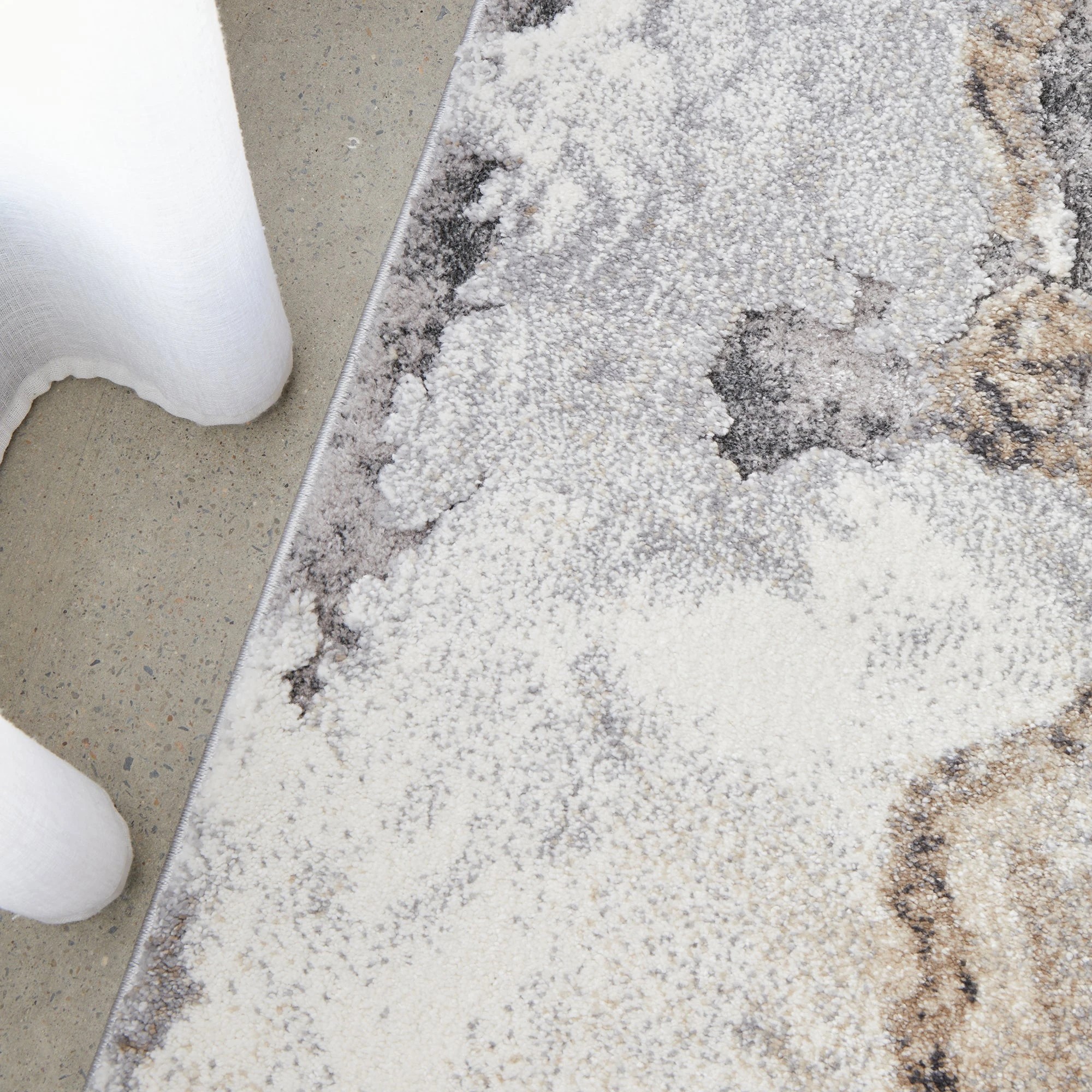 4 Common Ground Rugs Stonefall 222 400x300cm - Extra Extra Large Floor Rug - Beige, 4 of 7