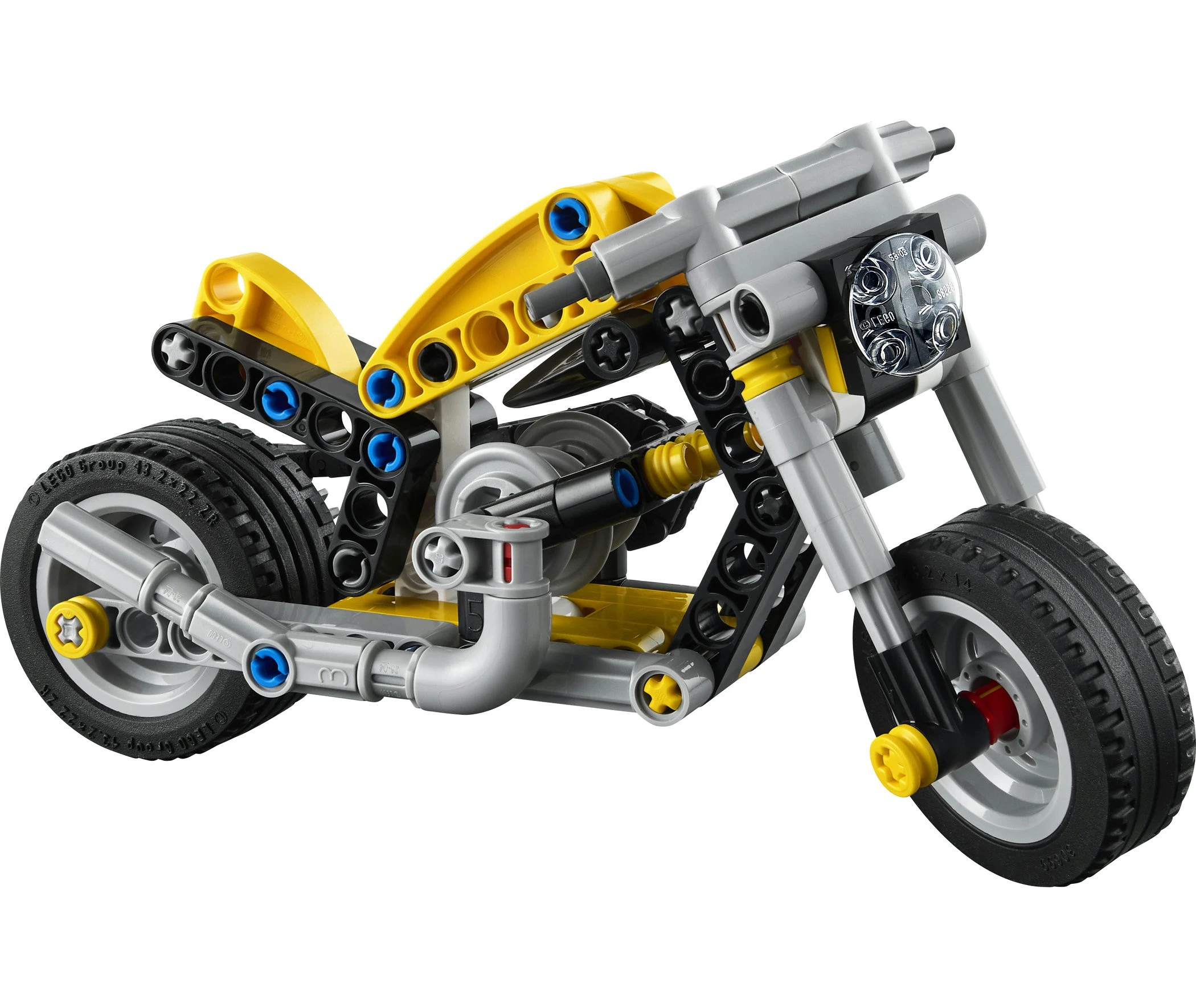 2 LEGO Technic Yellow Motorbike 42225, 2 of 10