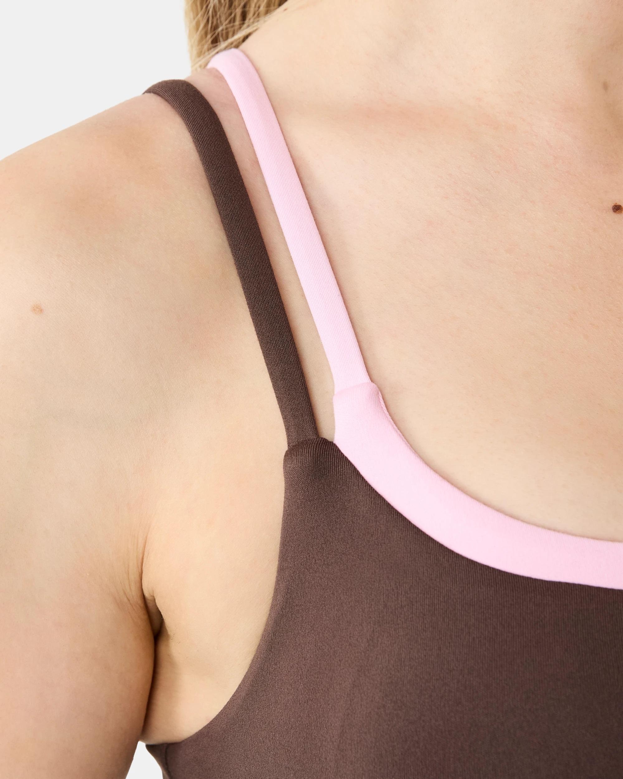 5 Everlast Womens Double Layer Crop Coffee, 5 of 7