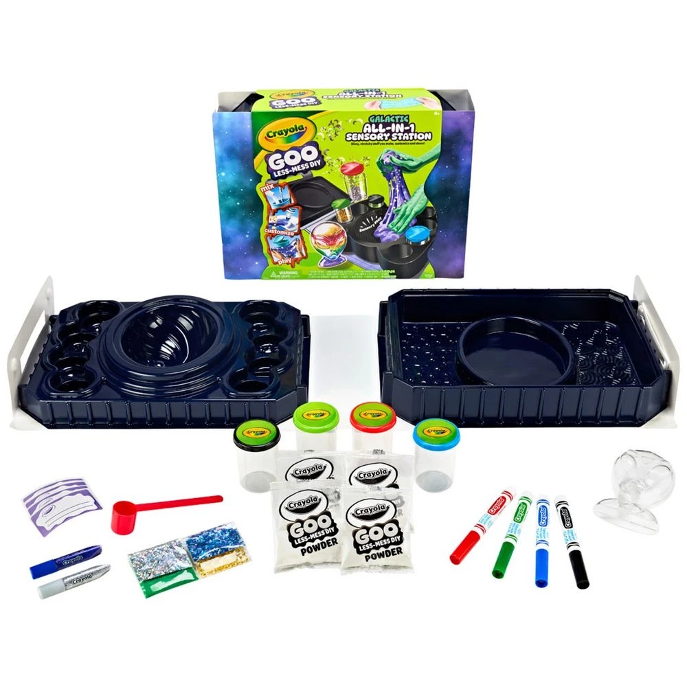 3 Crayola Goo All-in-1 Sensory Station Galactic, 3 of 9