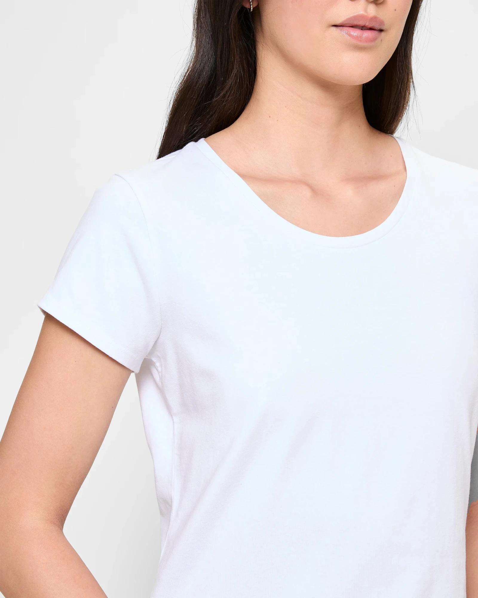 5 Target Australian Cotton Crew T-Shirt TRUE WHITE, 5 of 5