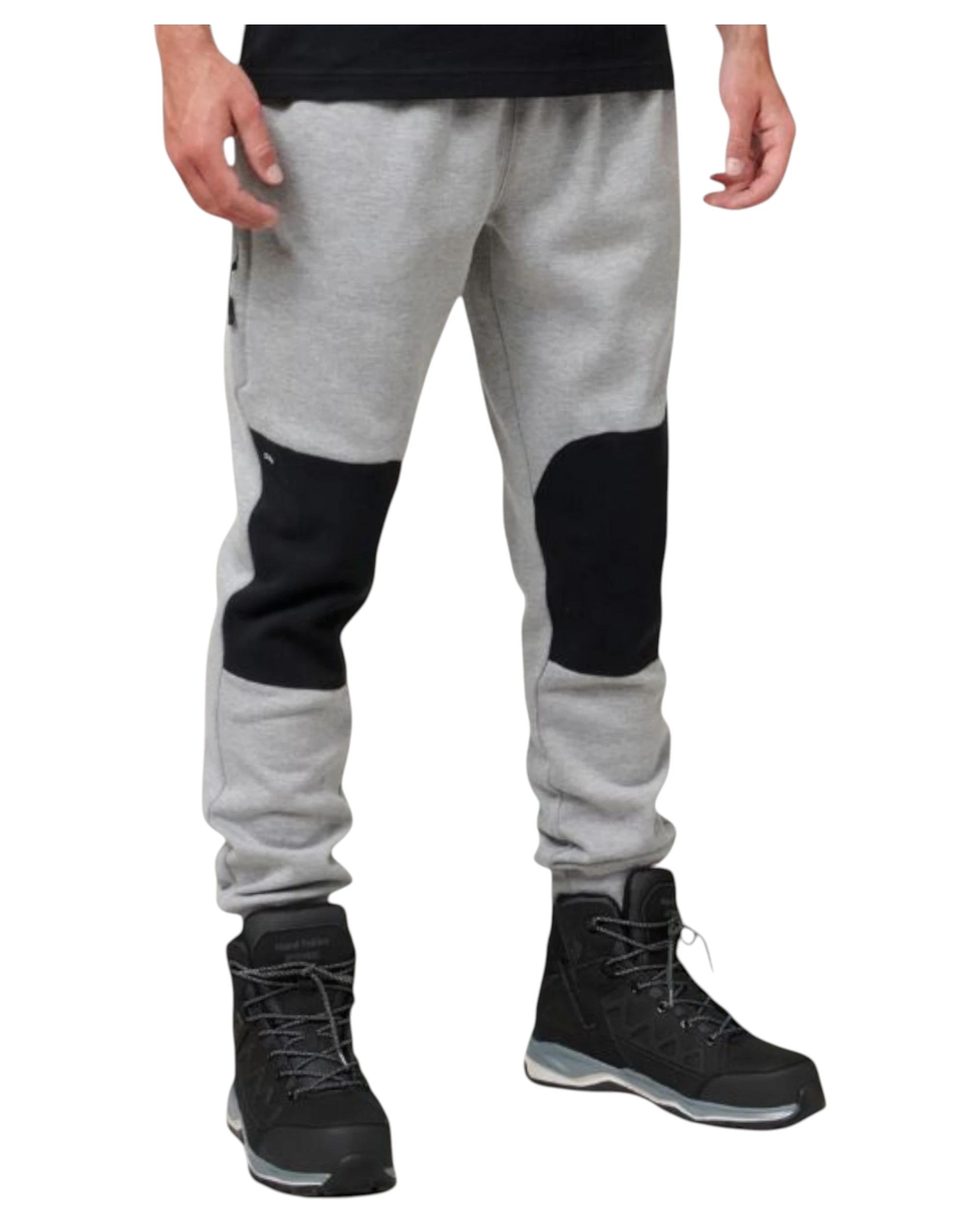 3 Hard Yakka Mens Xtreme Jogger Fleece Trackie Pant Grey GREY, 3 of 7