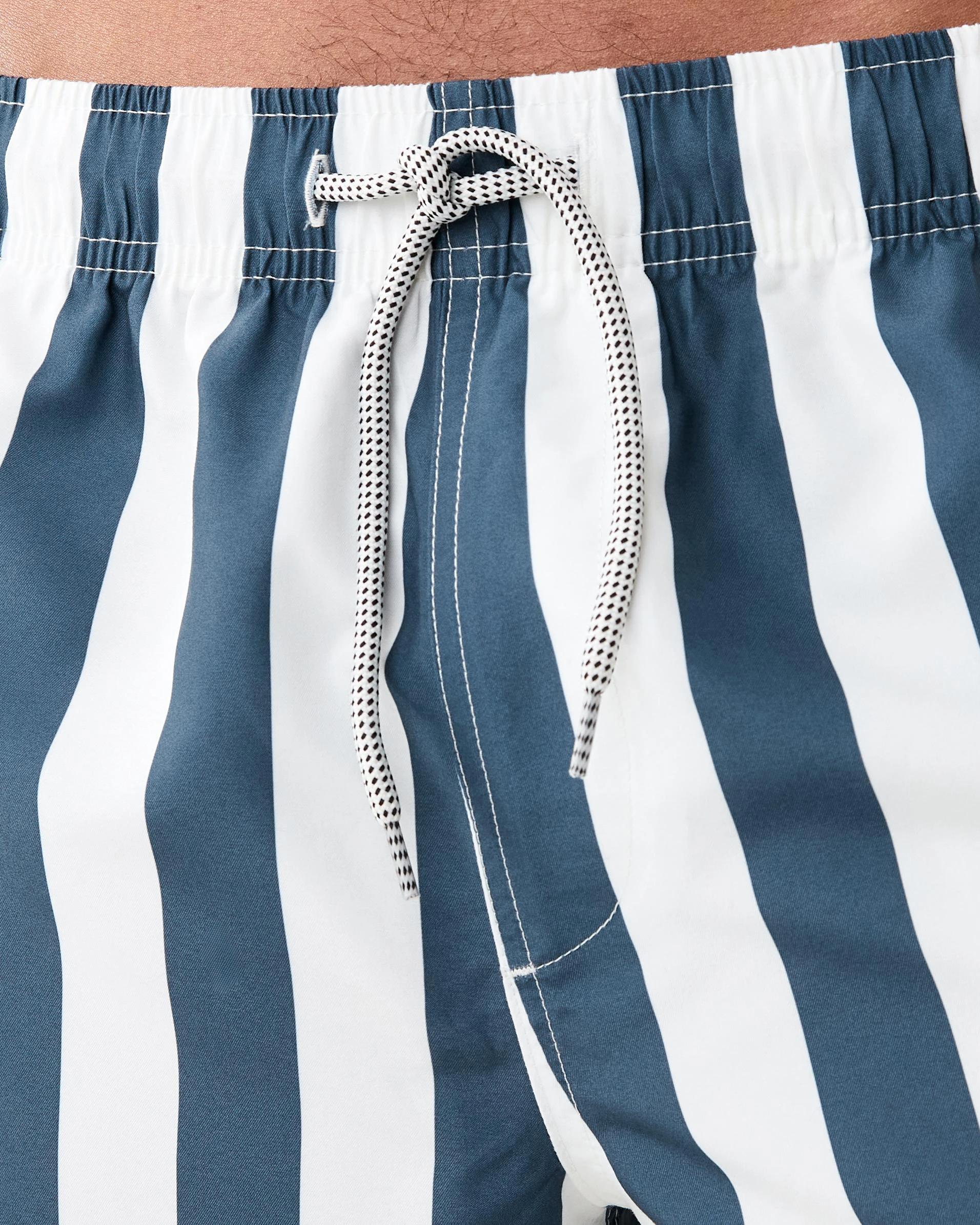 5 Core Print Swim Shorts Nvy Stripe, 5 of 6