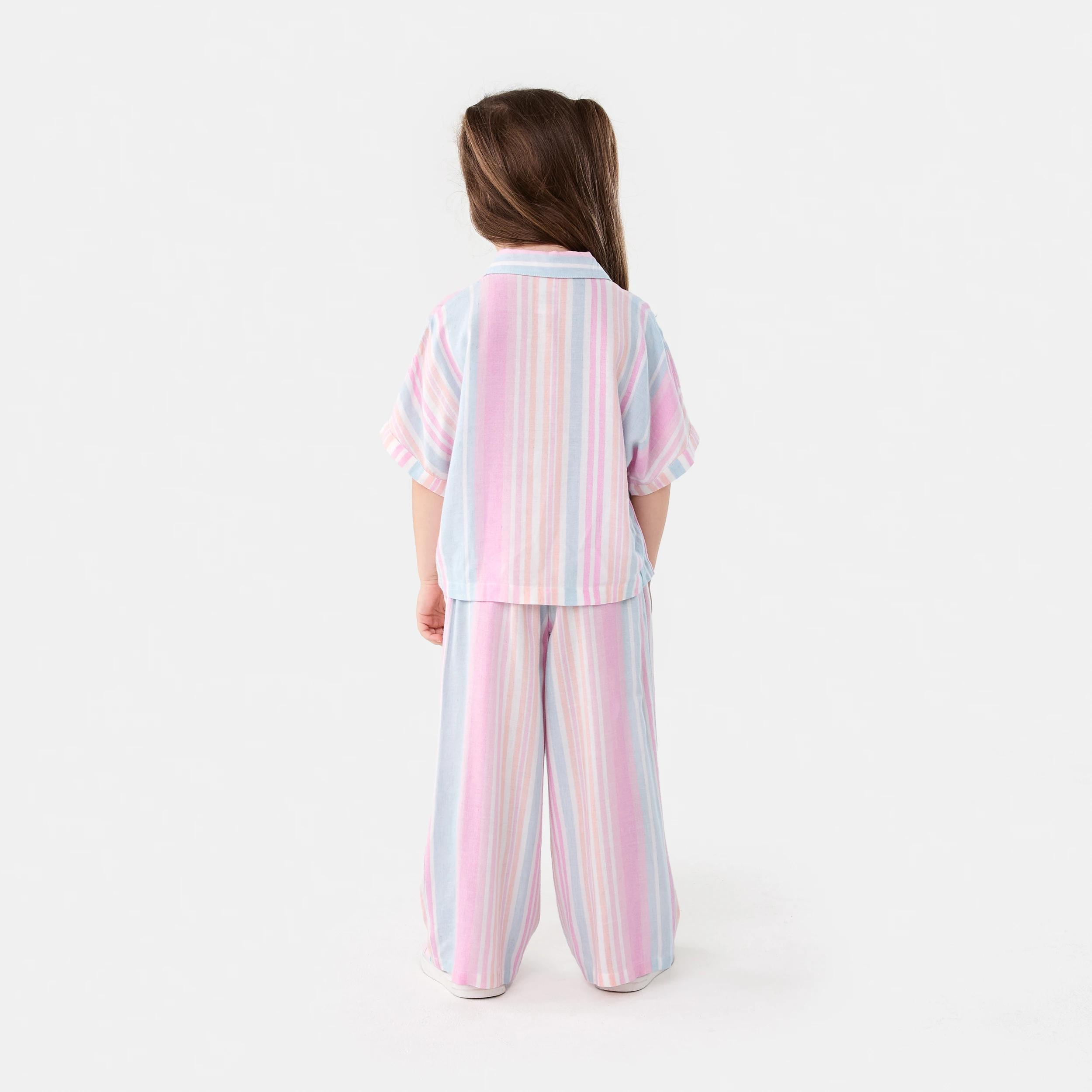 6 Wide Leg Pants Mul Stripe, 6 of 6