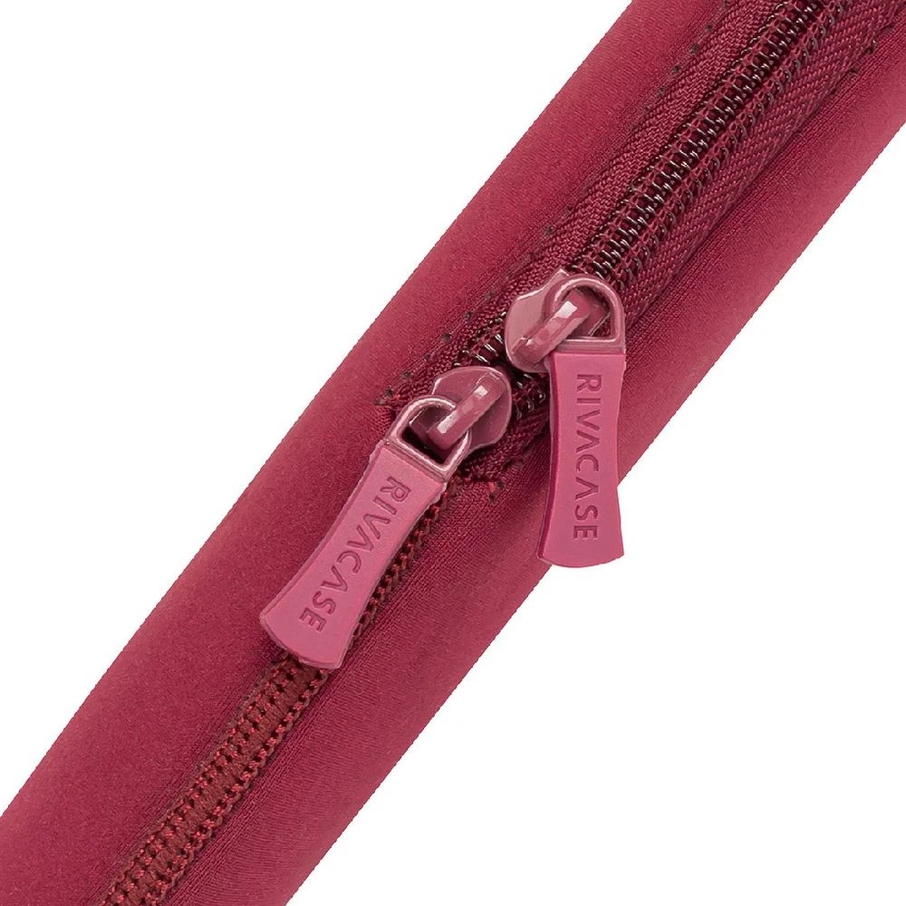 6 Rivacase Vertical 14" Laptop Sleeve Burgundy, 6 of 10