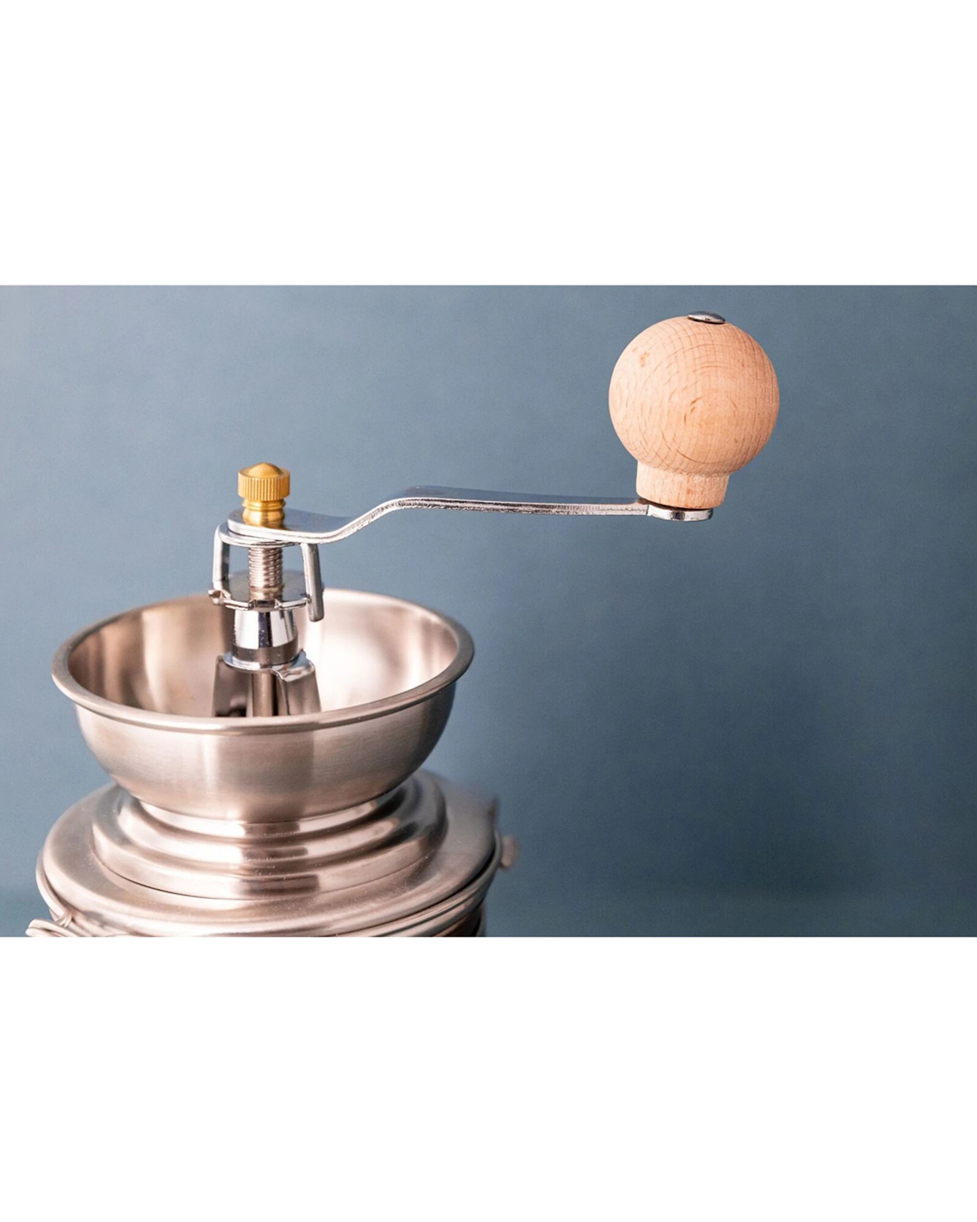 4 La Cafetiere Manual Stainless Steel Coffee Grinder Effect Storage - Metallic, 4 of 6