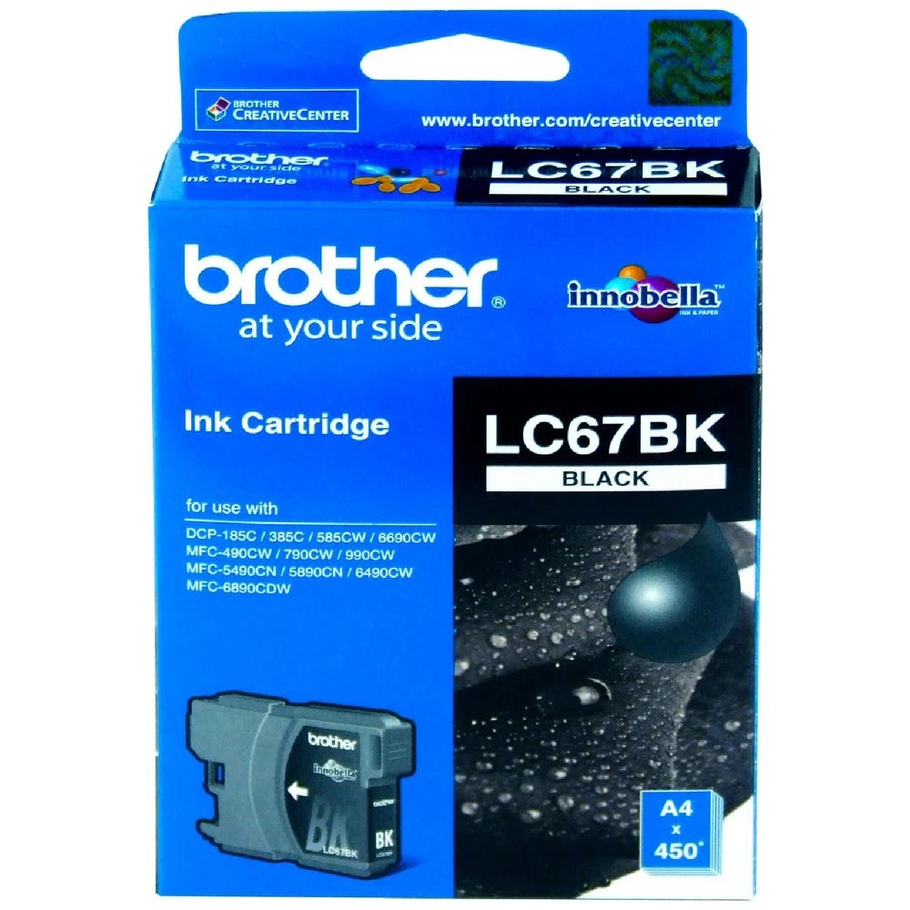 1 Brother LC 67 Ink Cartridge Black, 1 of 1