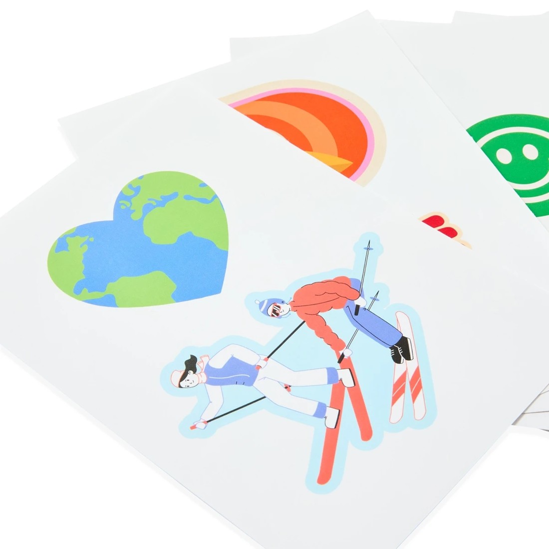 8 72cm Trunk Hard Case with Stickers - Silver Look, 8 of 10