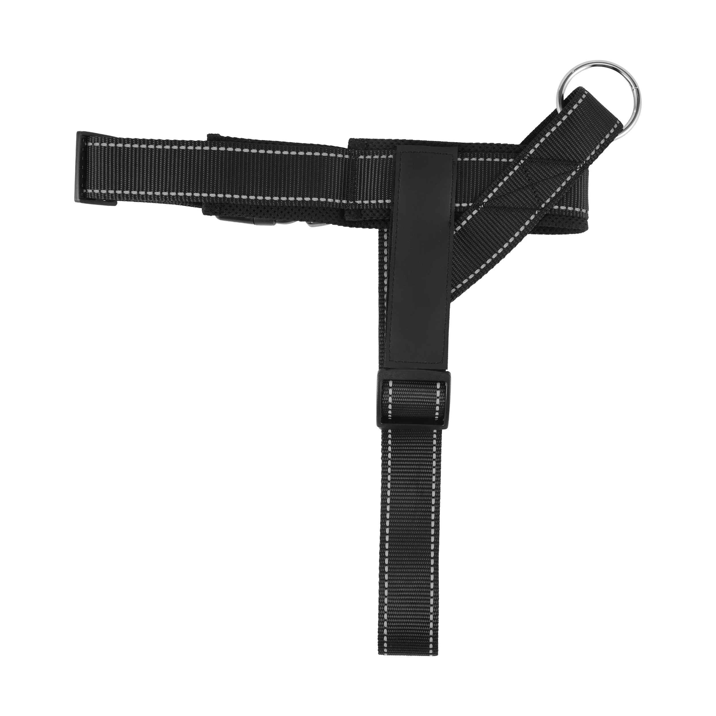 6 Pet Customisable Harness - Large, Black, 6 of 10