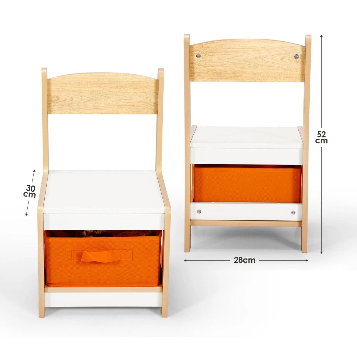 2 Kidbot Kids Activity Table and Chairs Set, 2 of 3