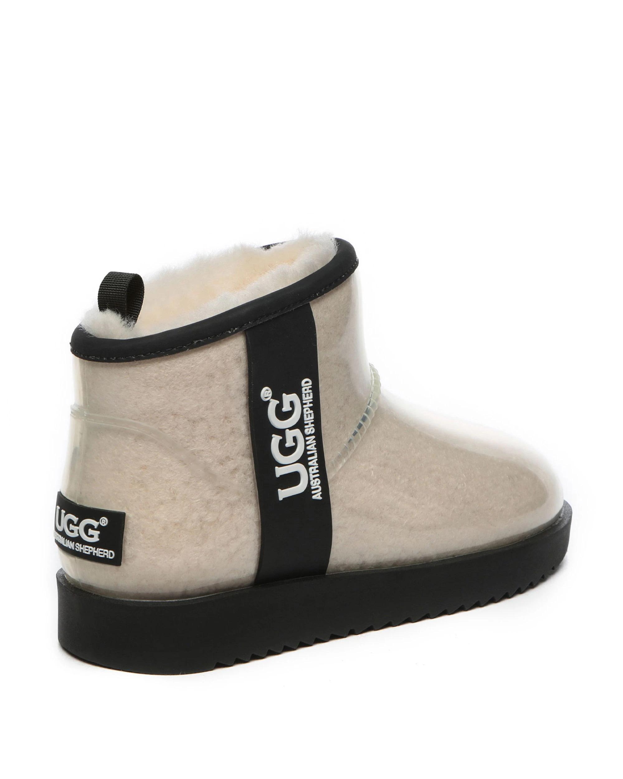 3 Australian Shepherd UGG Womens Coated Mini Waterproof Boots NATURAL, 3 of 5