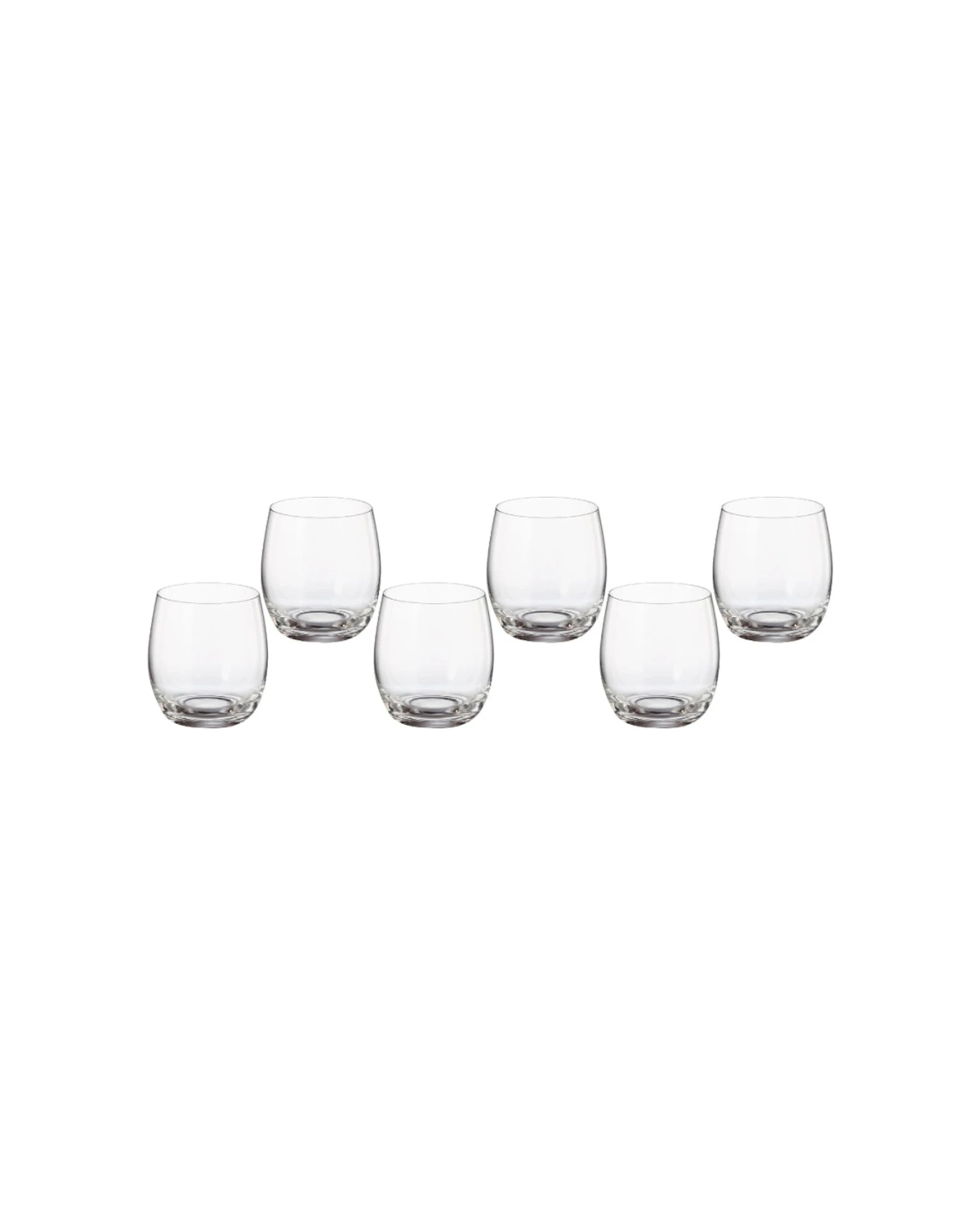 1 Bohemia 6pc Mergus Tumbler Crystal Glassware Dishwasher Safe Set 410ml - Clear, 1 of 1