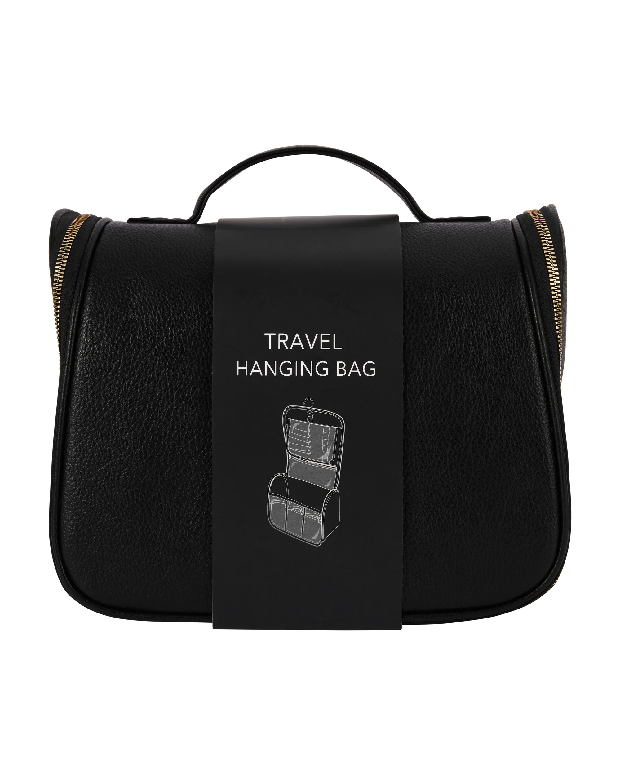 6 Travel Hanging Bag - Black, 6 of 6