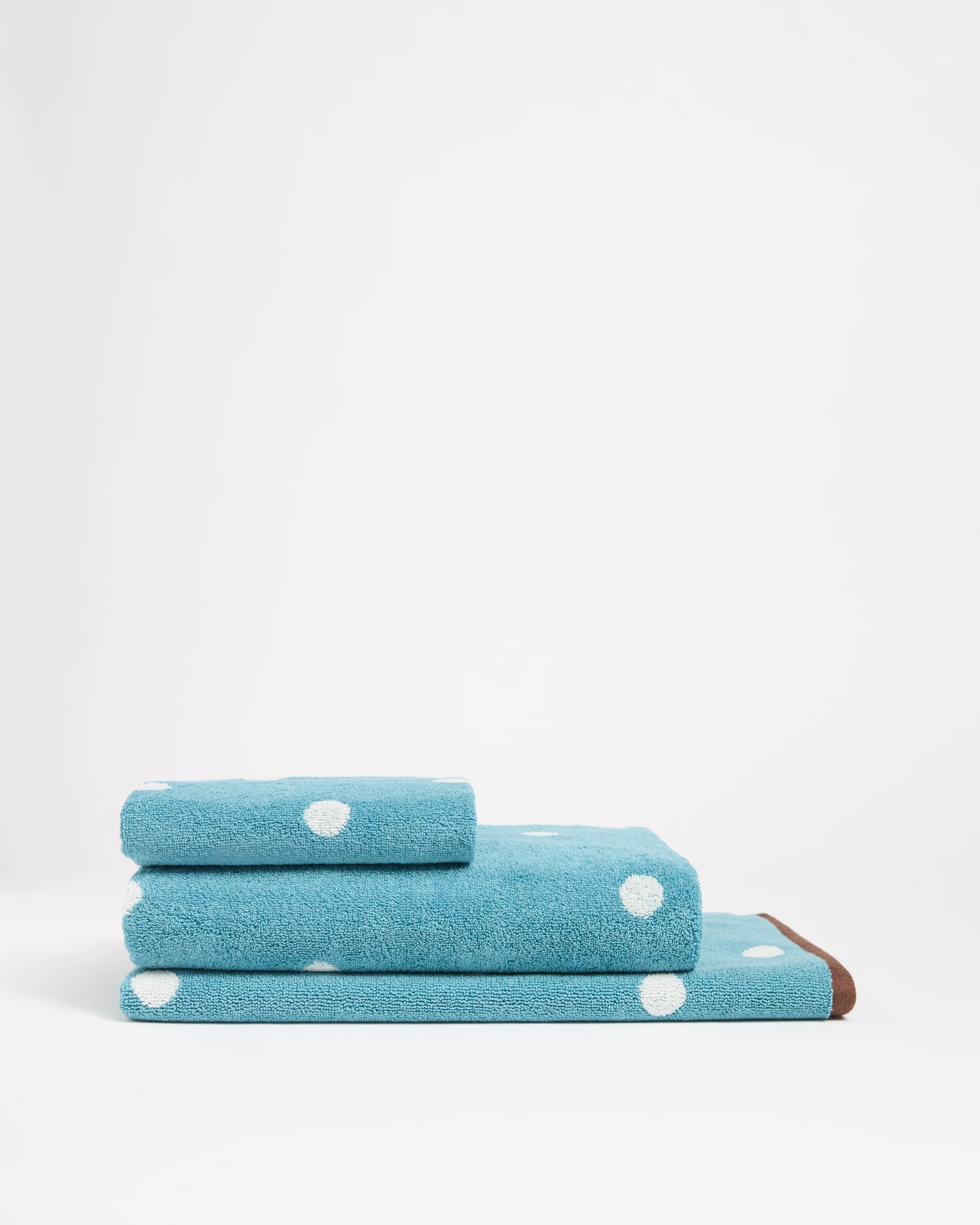 2 Target Senna Australian Cotton Polka Dot Bath Mat - Adriatic Blue - Blue, 2 of 3