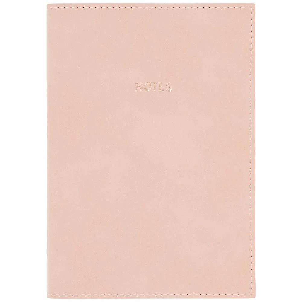 2 Otto A5 Soft Cover PU Journal 192 pages Suede Pink, 2 of 3