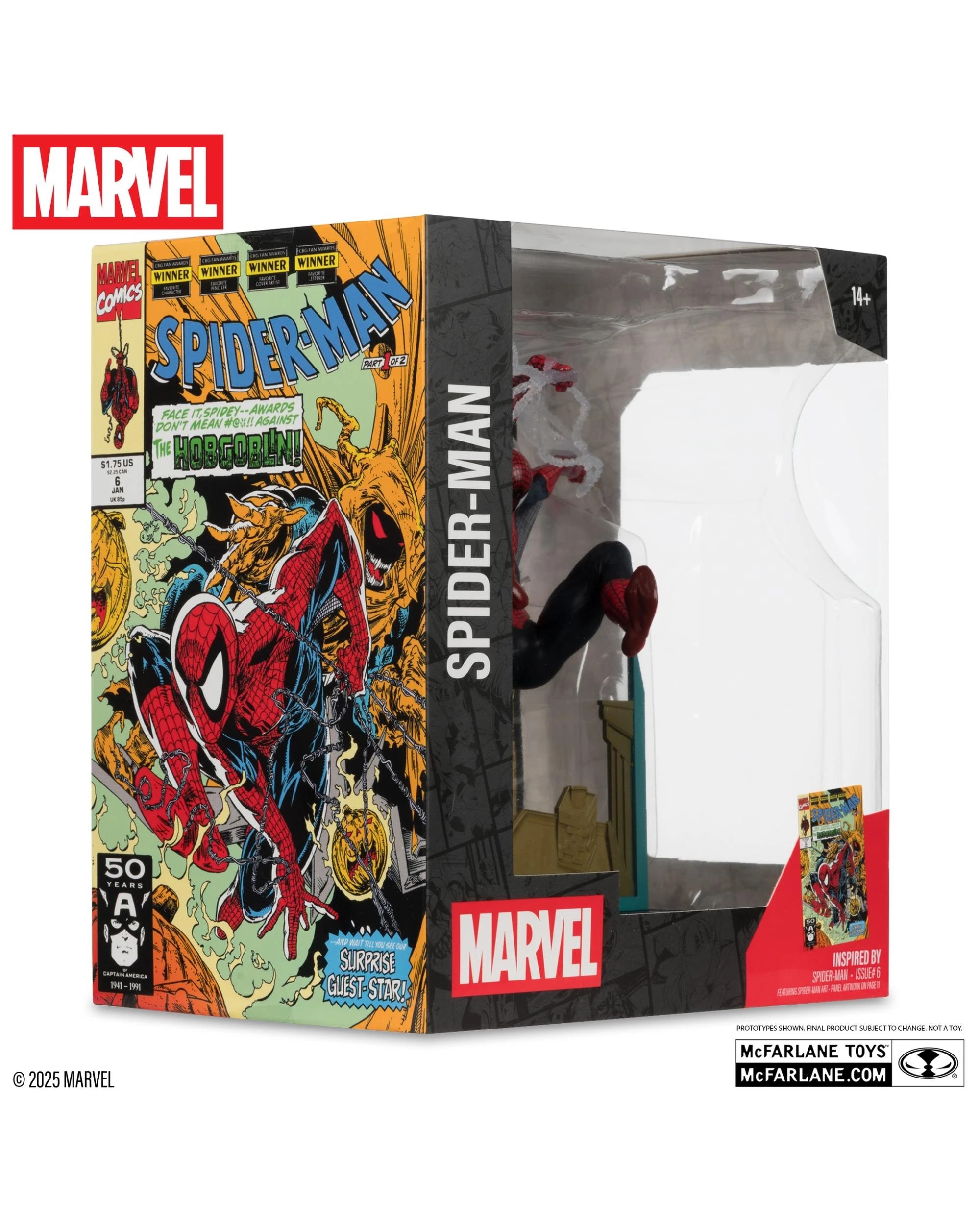 8 Marvel Collection Spider-Man #6 Spider-Man 1:10 Scale Figure, 8 of 8