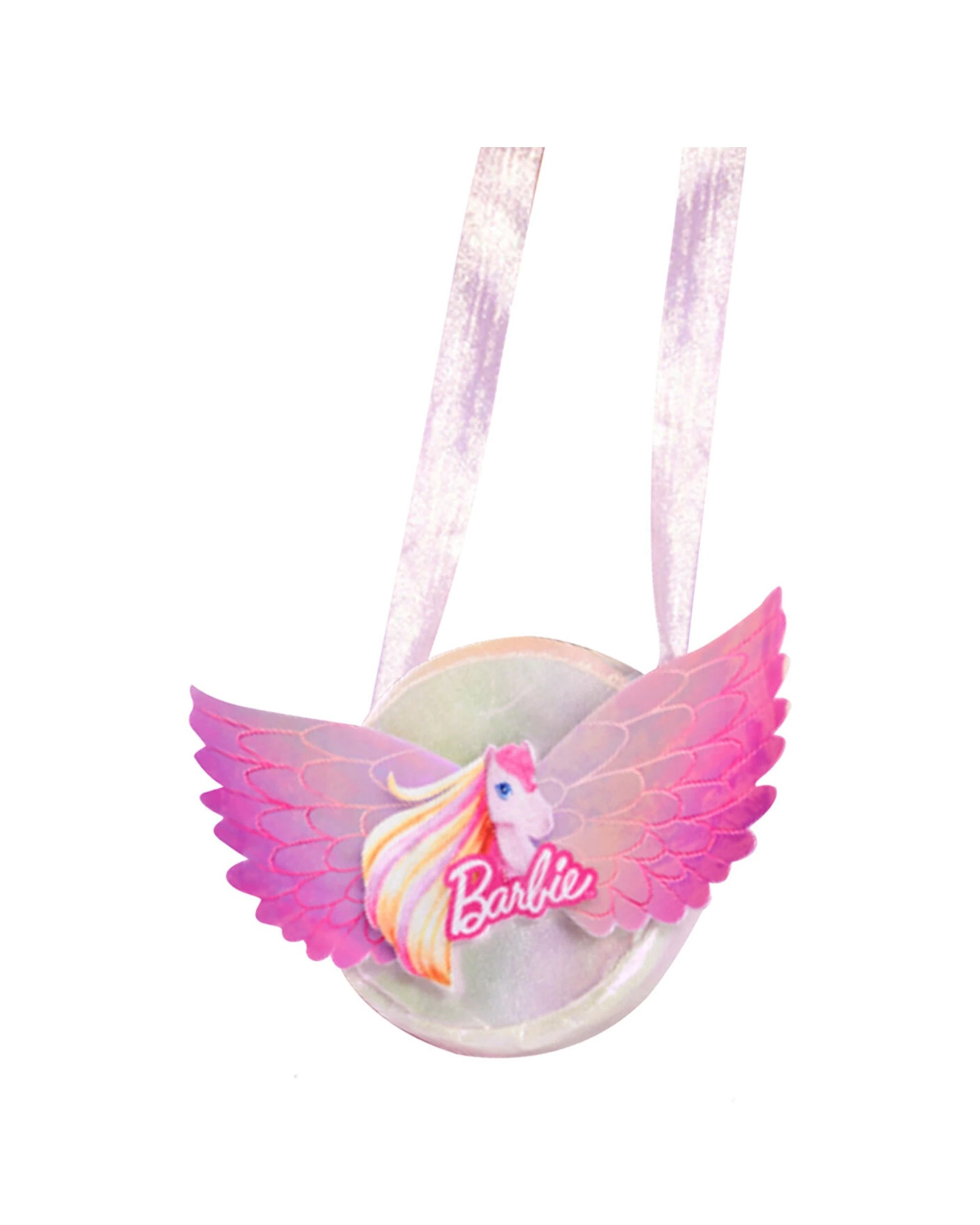 1 Barbie Fabric Bag Kids Costume Party Accessory - Pink, 1 of 3
